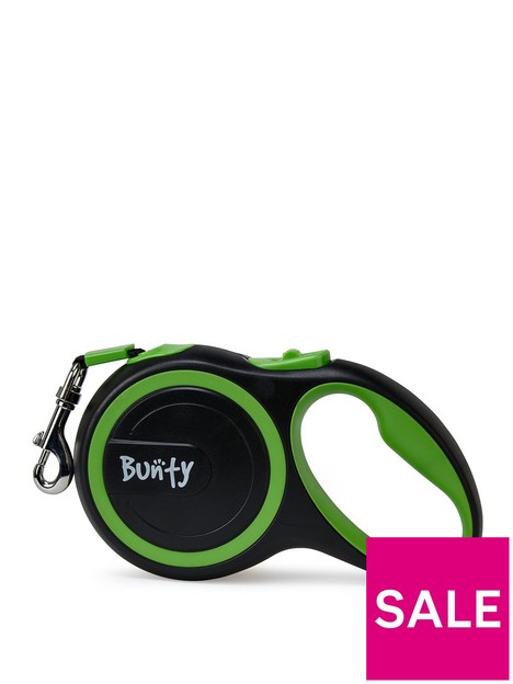 bunty-retractable-lead-5m-green