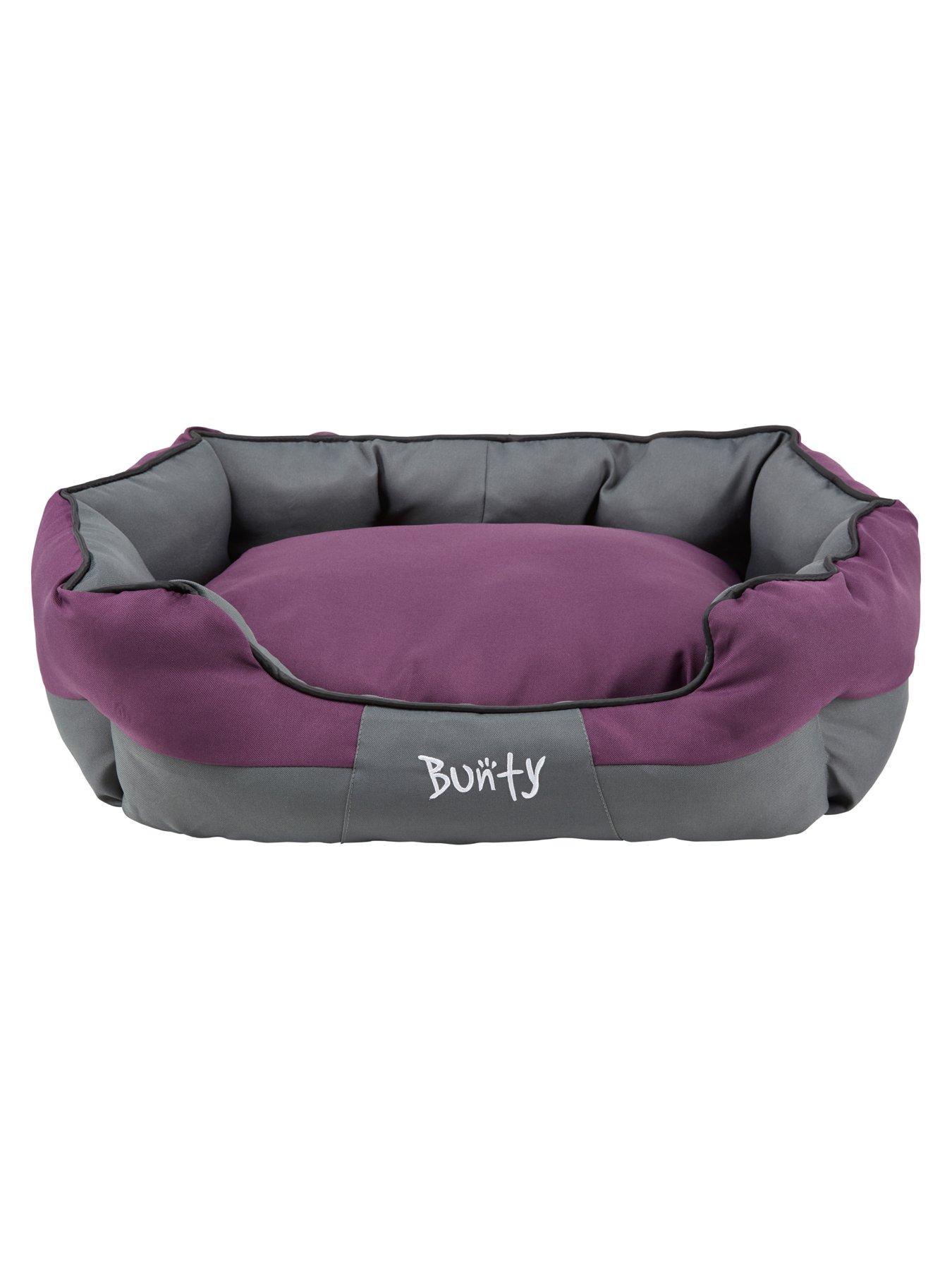 Purple dog bed store large