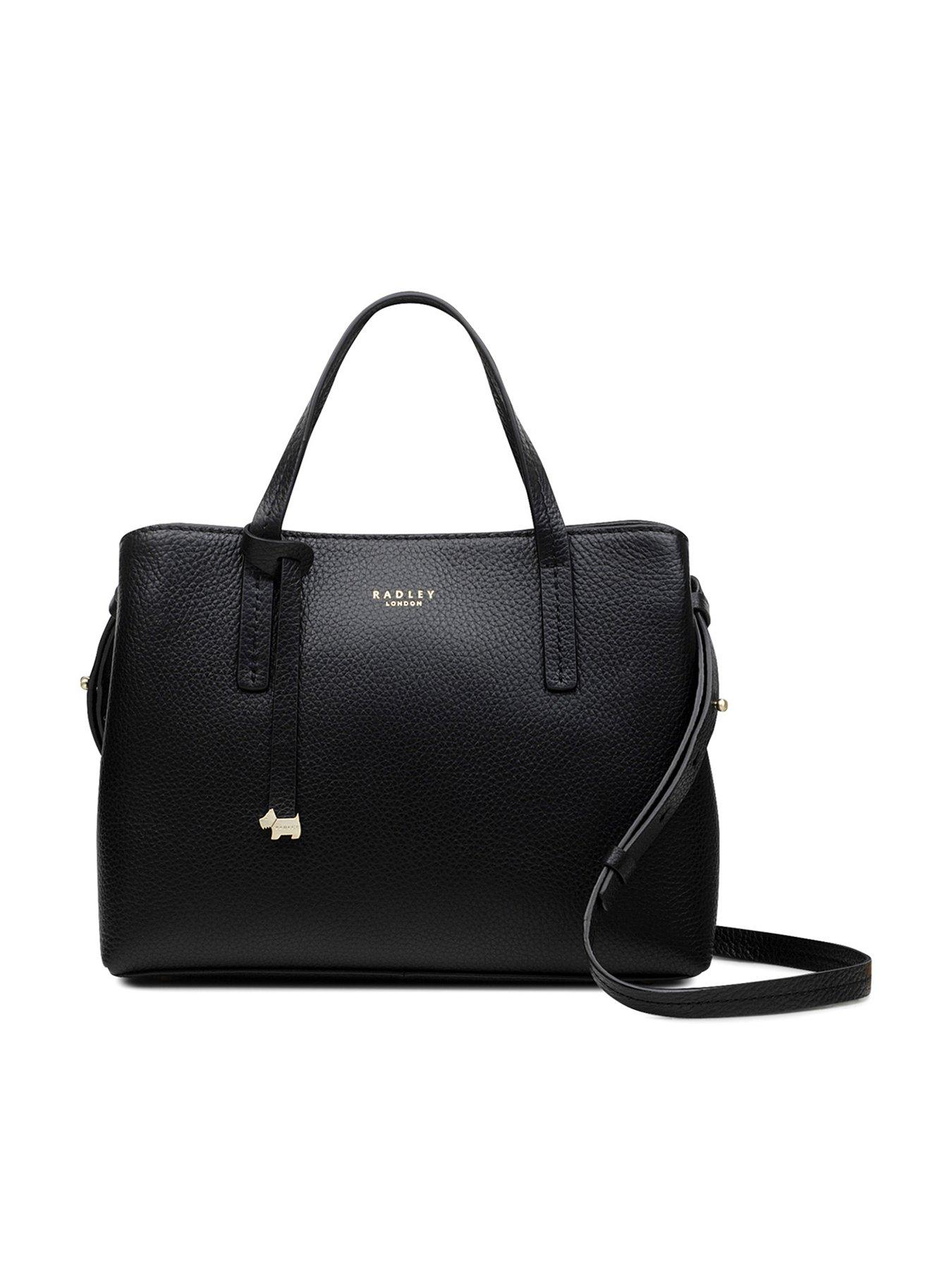 RADLEY London Beautiful Black Soft Leather Grab Shoulder Bag / Handbag.