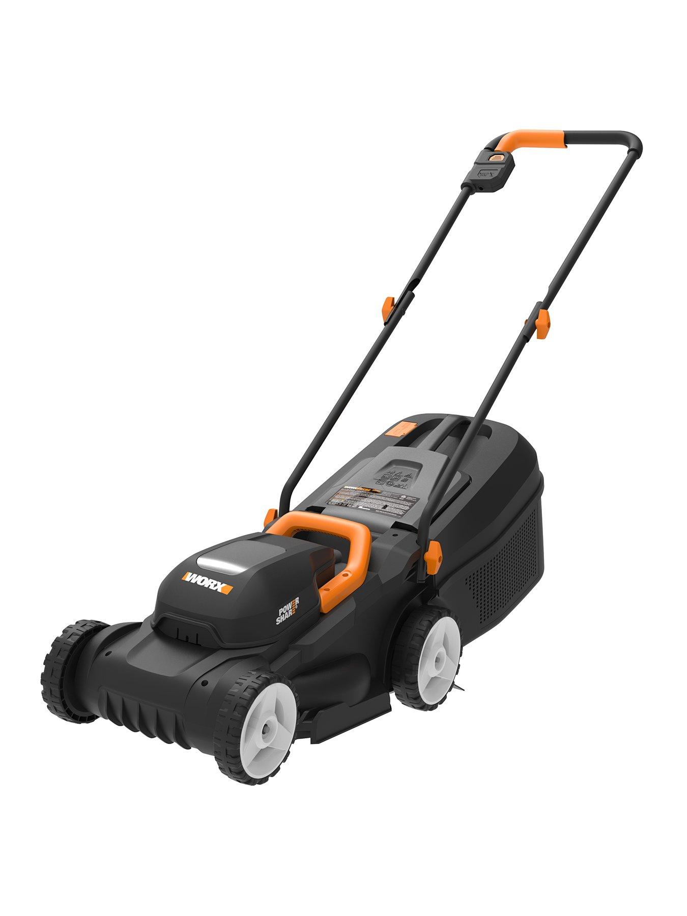 worx-20v-powershare-30cm-cordless-brushless-lawn-mower-200m2-with-x1-40ah-battery-amp-charger