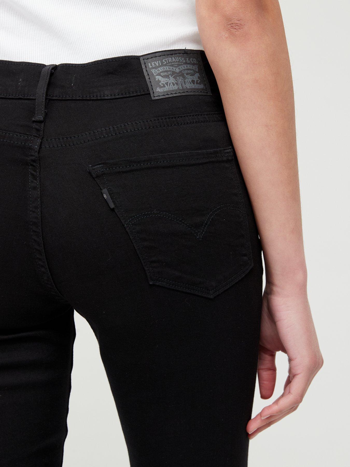 Image 4 of 4 of Levi's 314 Shaping Straight Jeans - Soft Black
