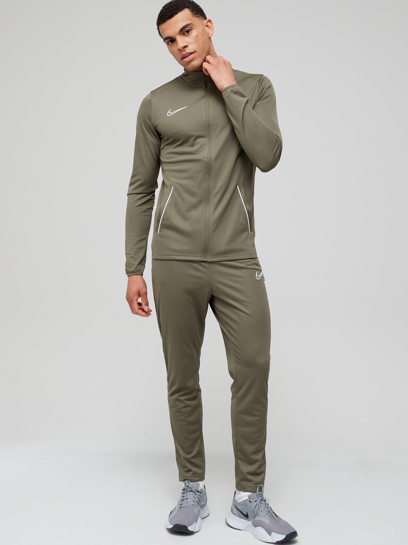 mens nike grey tracksuit set