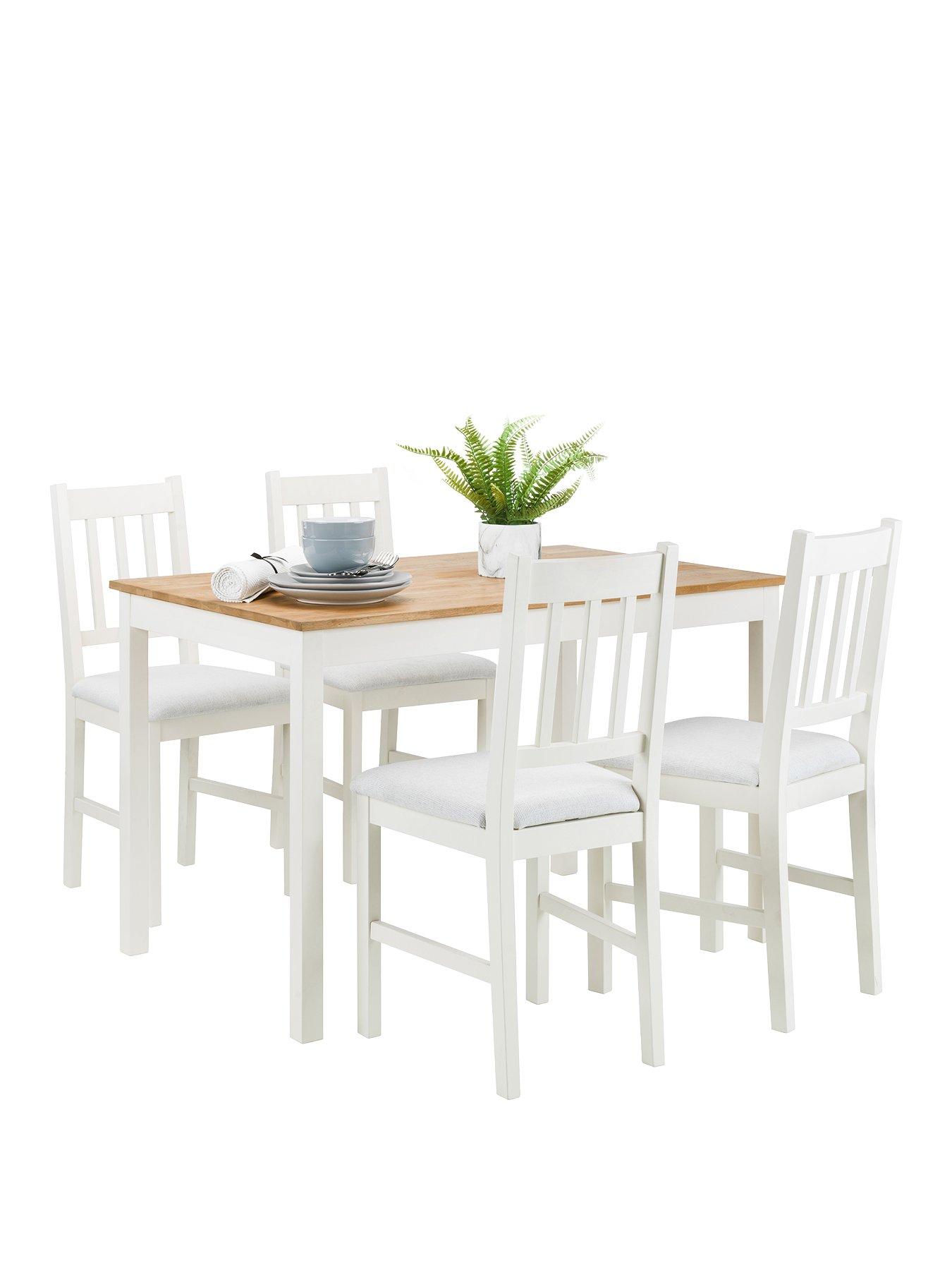 julian-bowen-coxmoor-118nbspcm-solid-oak-dining-table-4-chairsstillFront