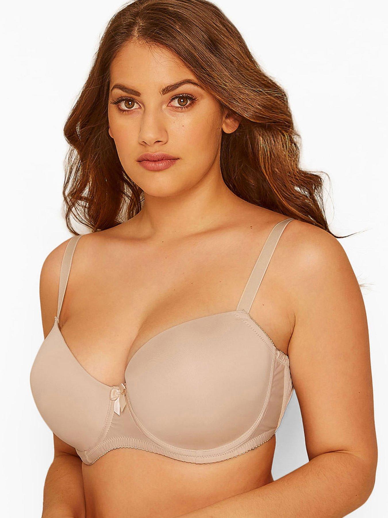 Image 1 of 2 of Yours Yours Clothing Nude Tshirt Bra
