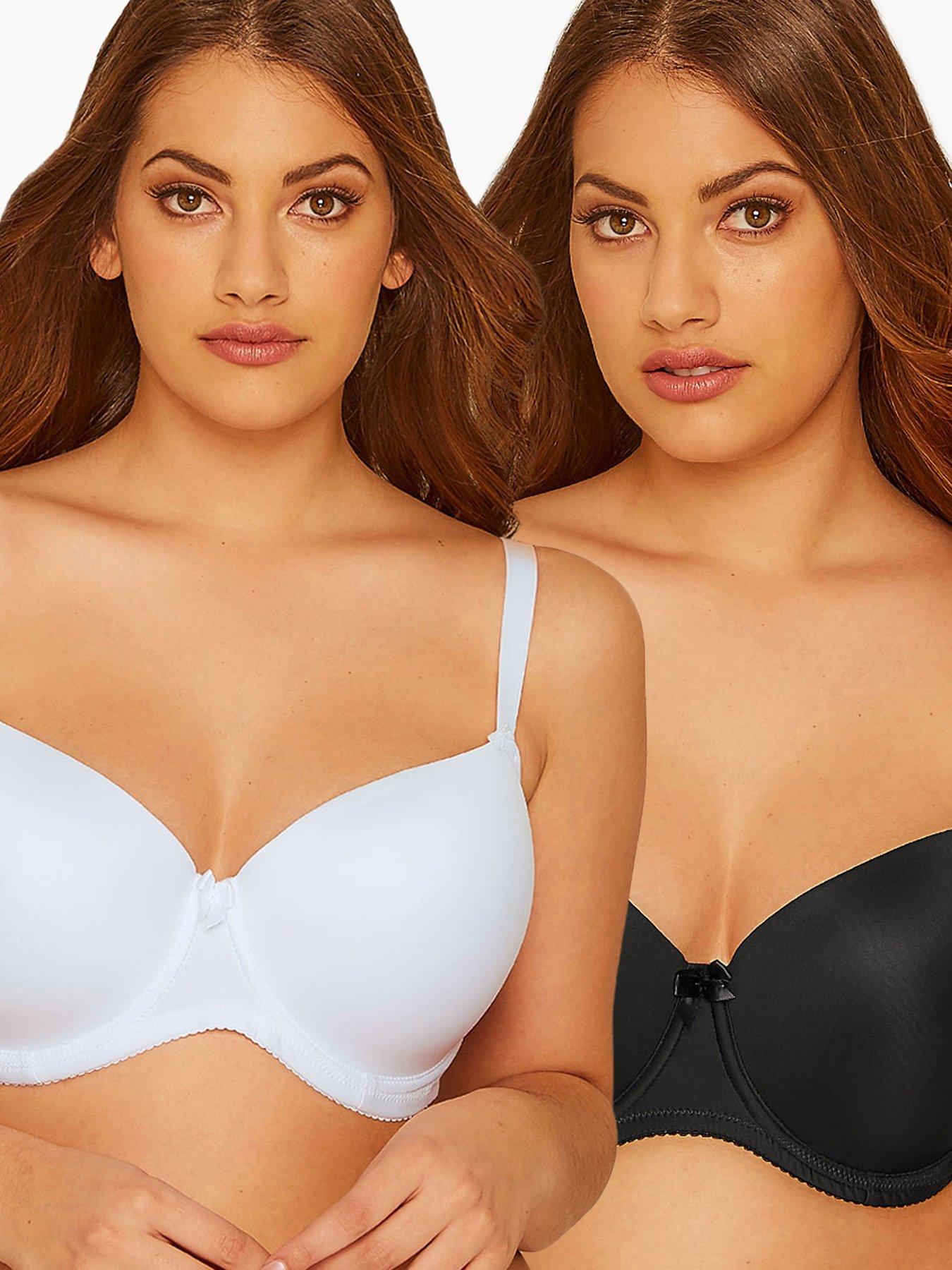 Image 1 of 3 of Yours 2 Pack Tshirt Bra - Multi