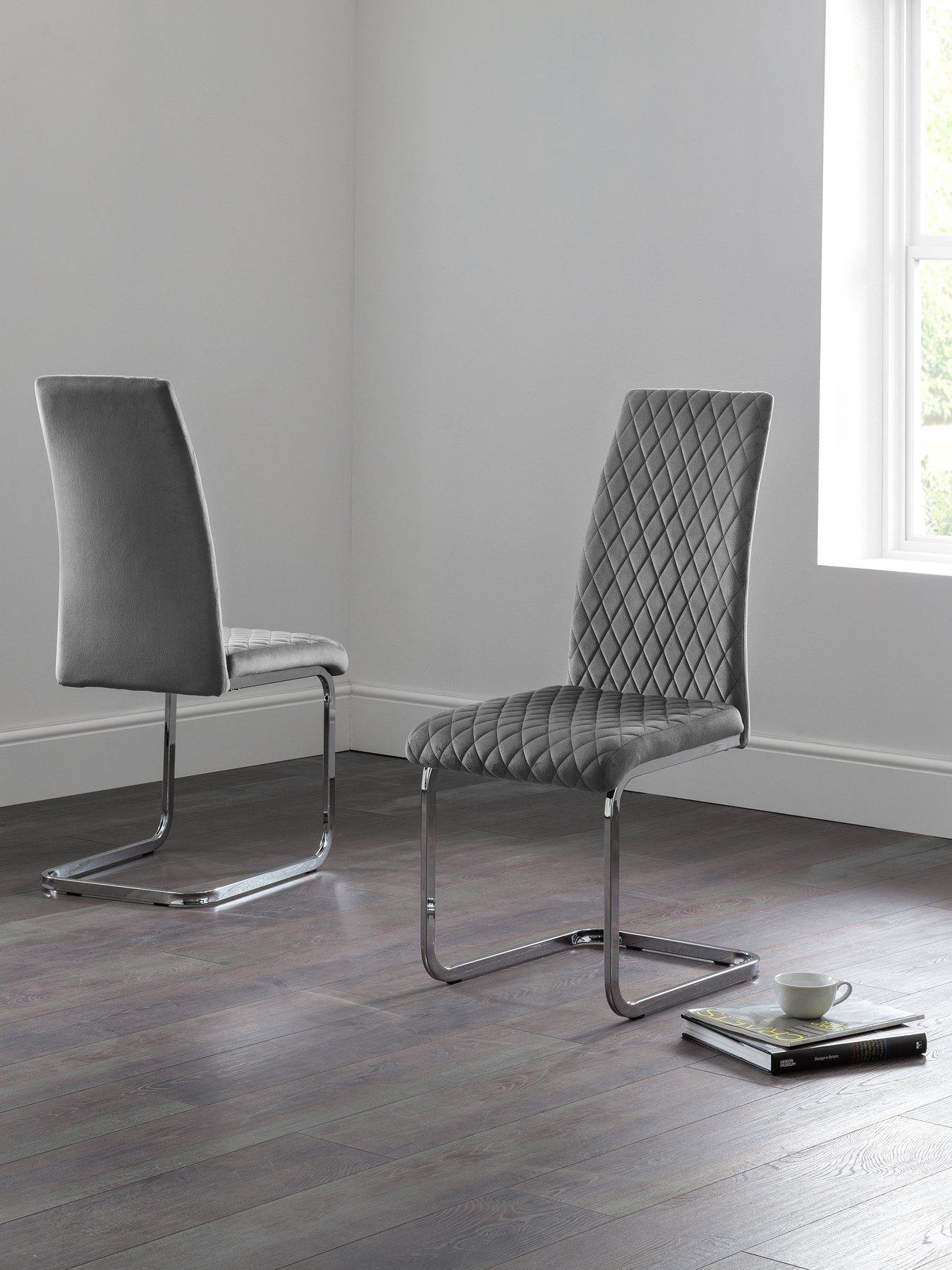 Set of 4 dining chairs deals grey