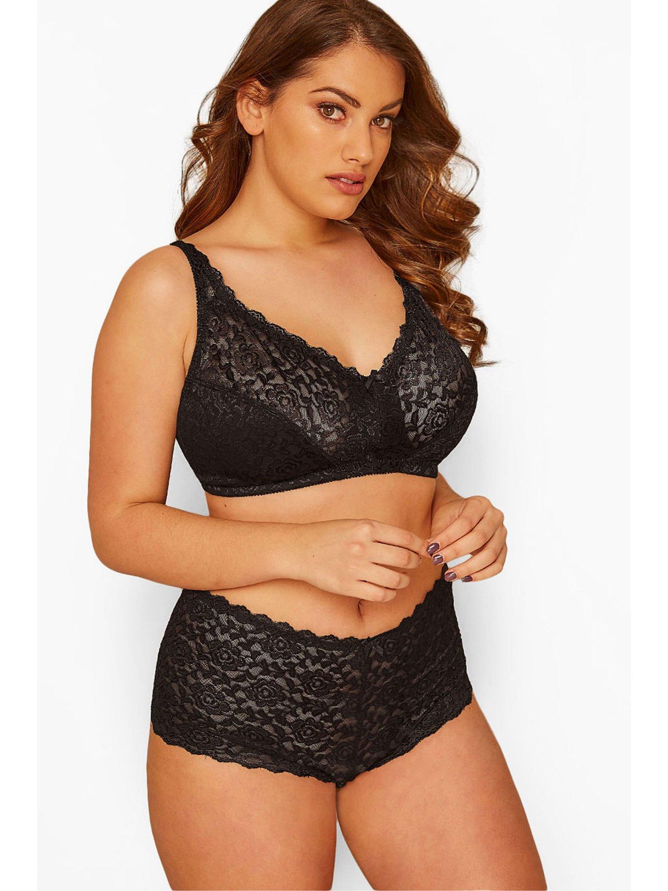 Image 2 of 2 of Yours High Shine Bra - Black