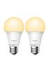 tp-link-tapo-l510e-smart-bulb-2-pack-white-e27front