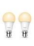 tp-link-tapo-l510b-smart-bulb-2-pack-white-b22front