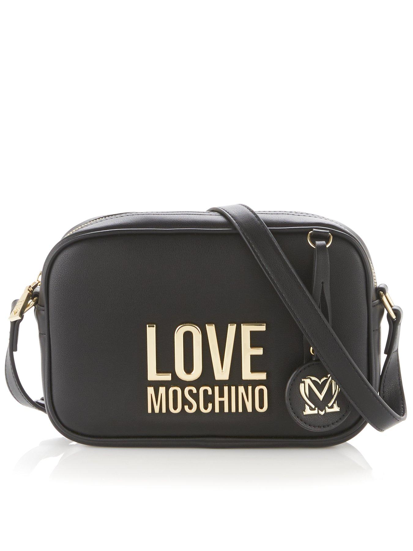 Heart Logo Camera Bag Black