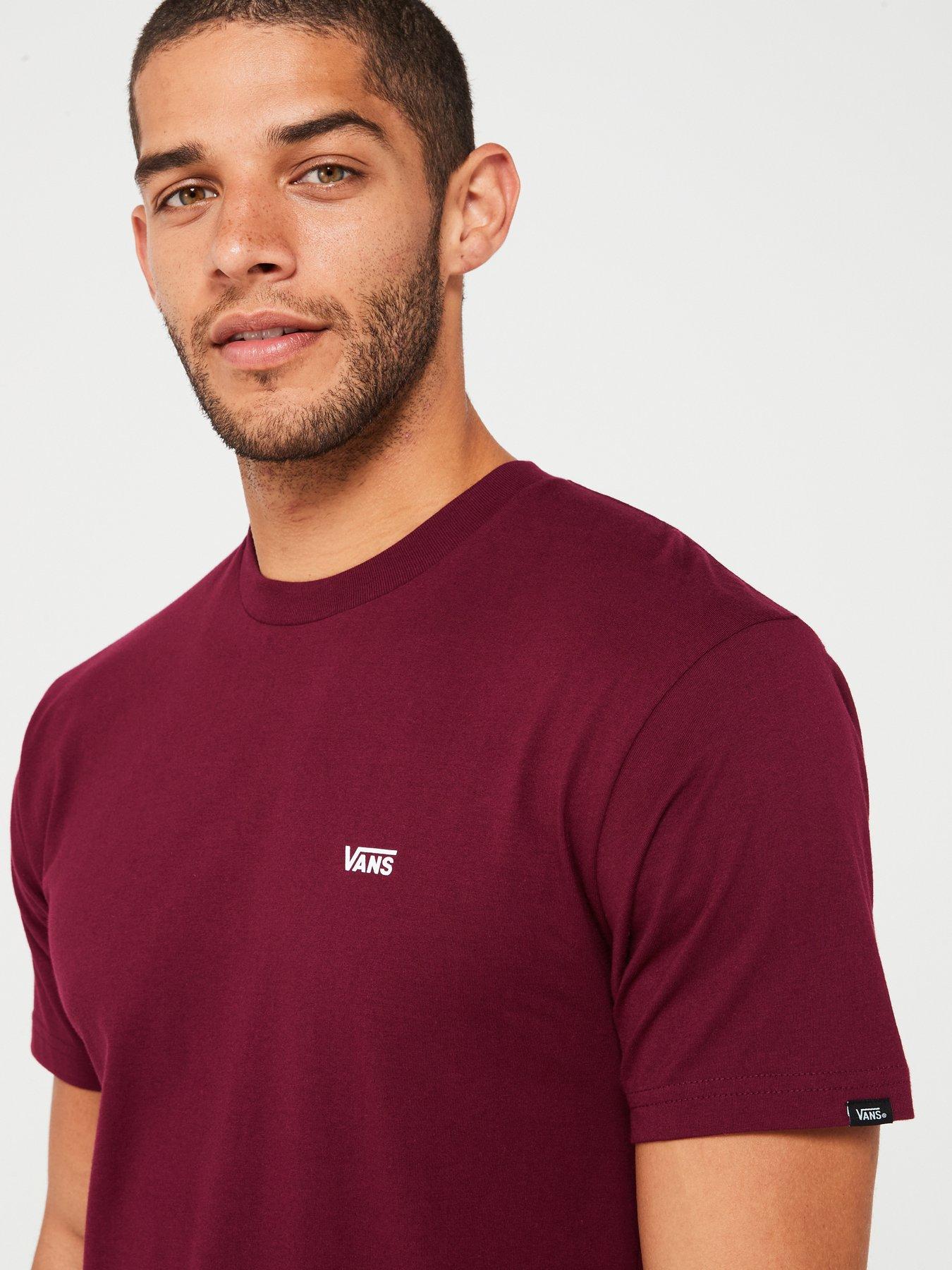 vans-mens-left-chest-logo-t-shirt-burgundyoutfit