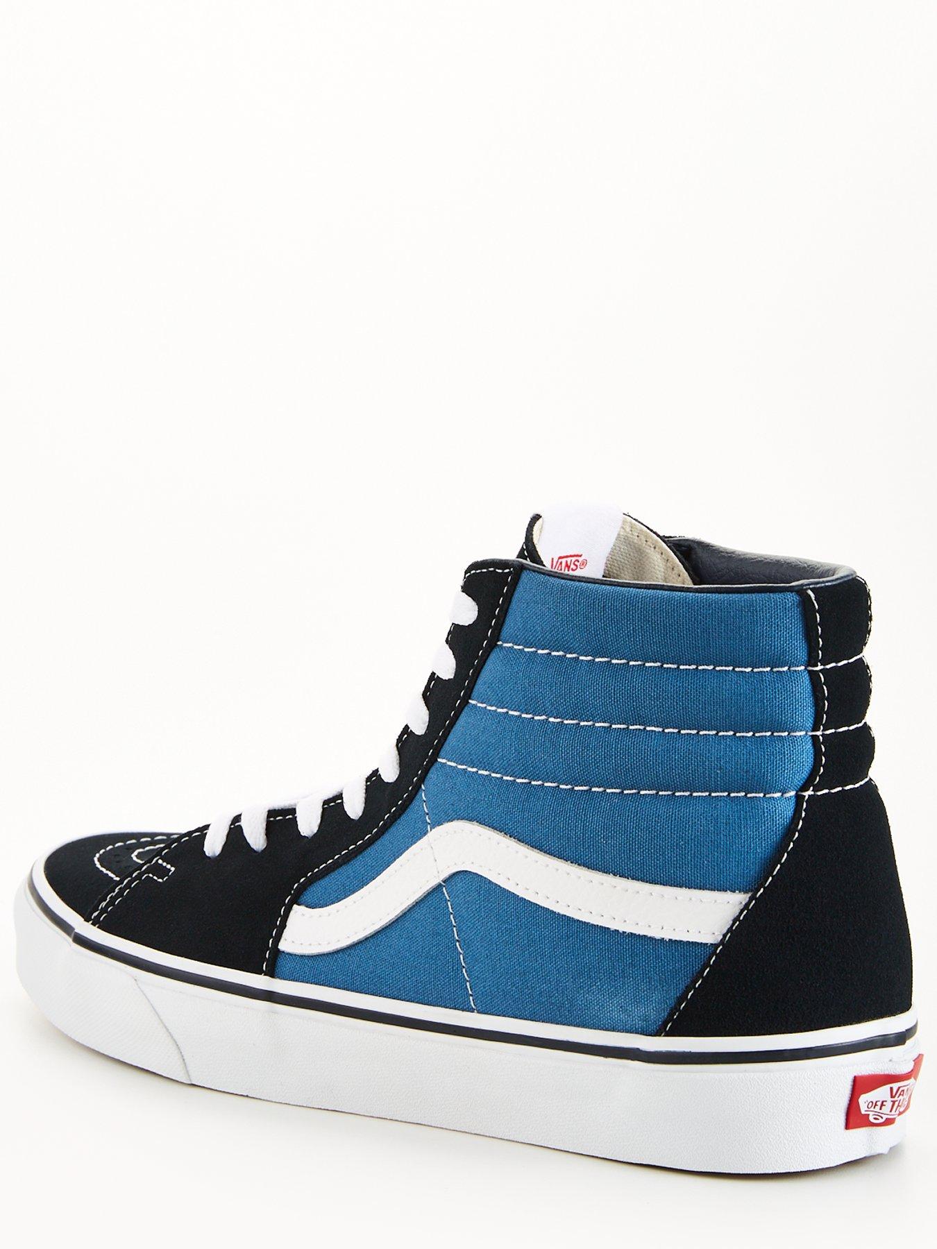 UA Sk8 Hi Blue Navy White