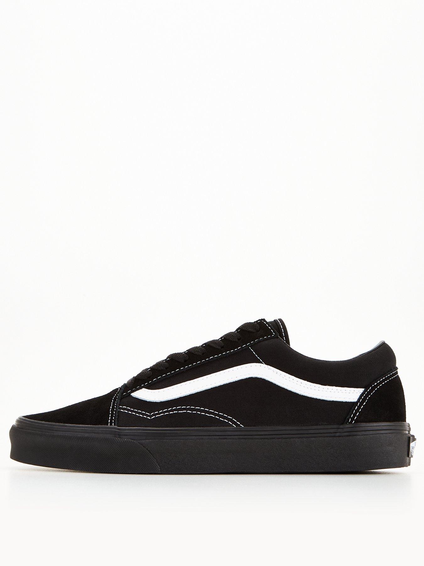 All black vans clearance ireland