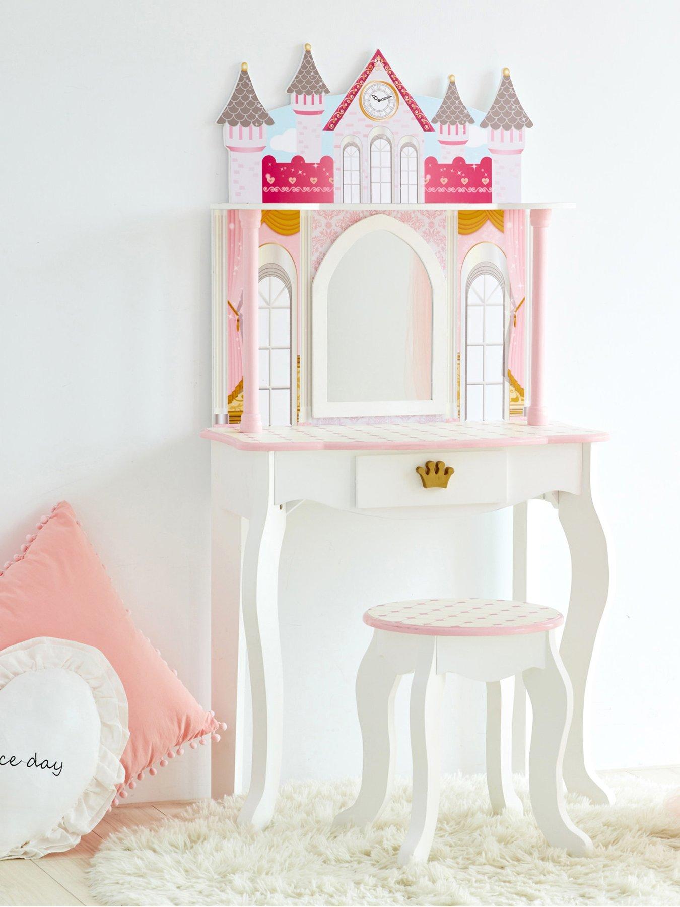 Image 1 of 7 of Teamson Kids Fantasy Fields Dreamland Vanity Set