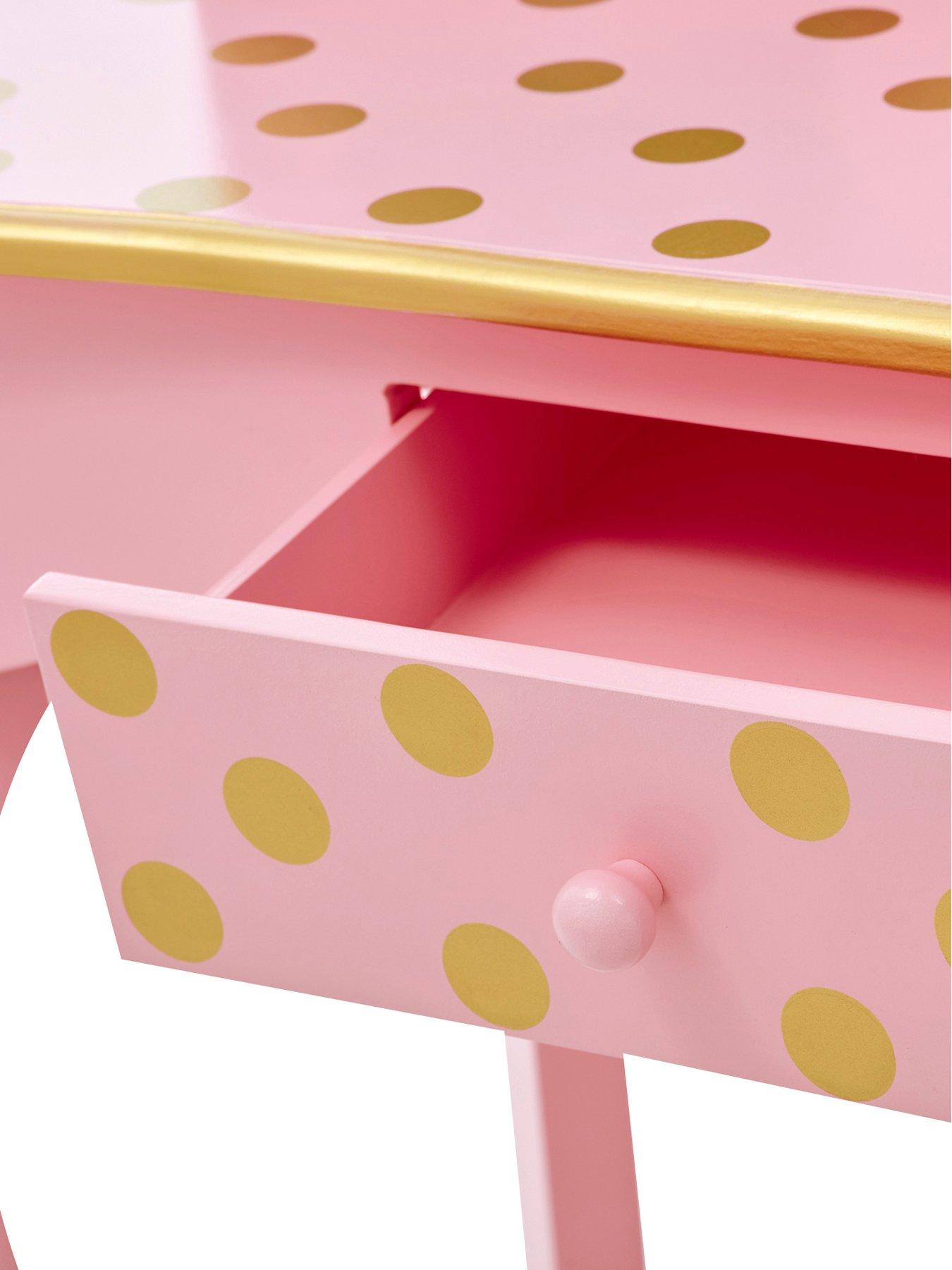 teamson-kids-fantasy-fields-polka-dot-vanity-setdetail