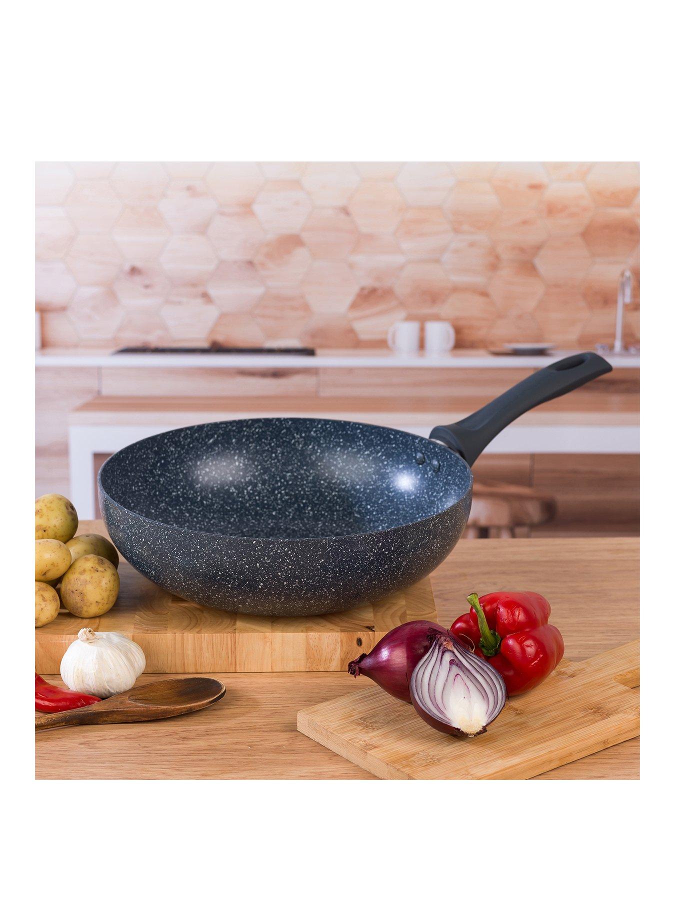 undefined Blue Marble 28 Cm Non-stick Stir-fry Pan