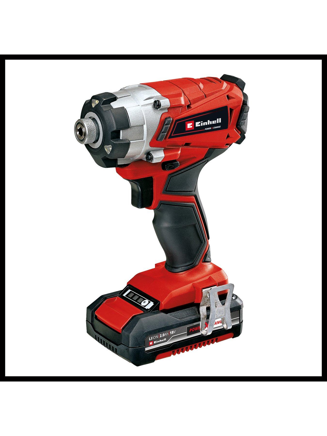 Einhell pxc 18v cordless combi drill & 2024 impact driver twin pack 2 x 2.0 ah