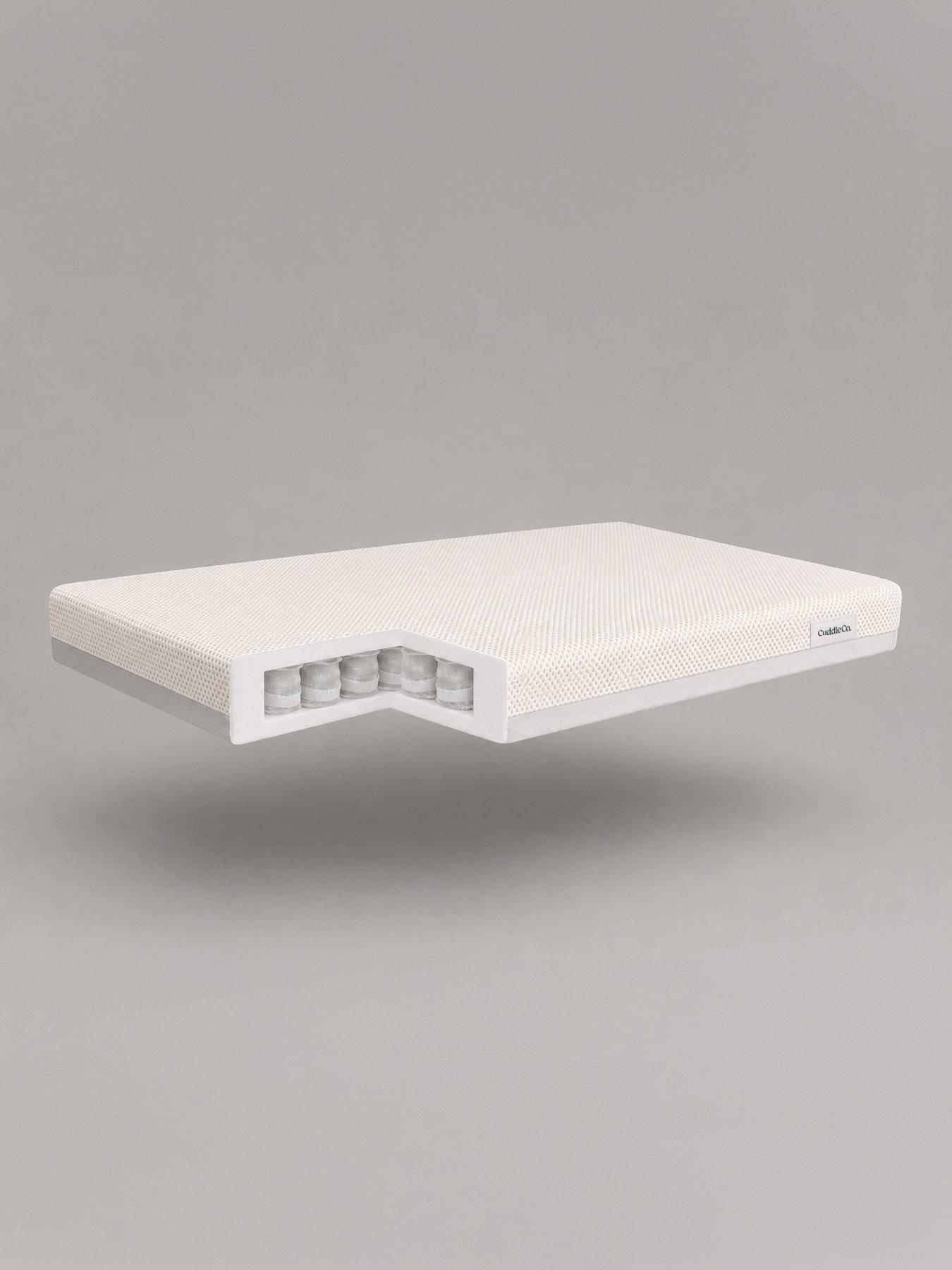 CuddleCo Signature Hypo Allergenic Bamboo Pocket Sprung Cot Bed Mattress