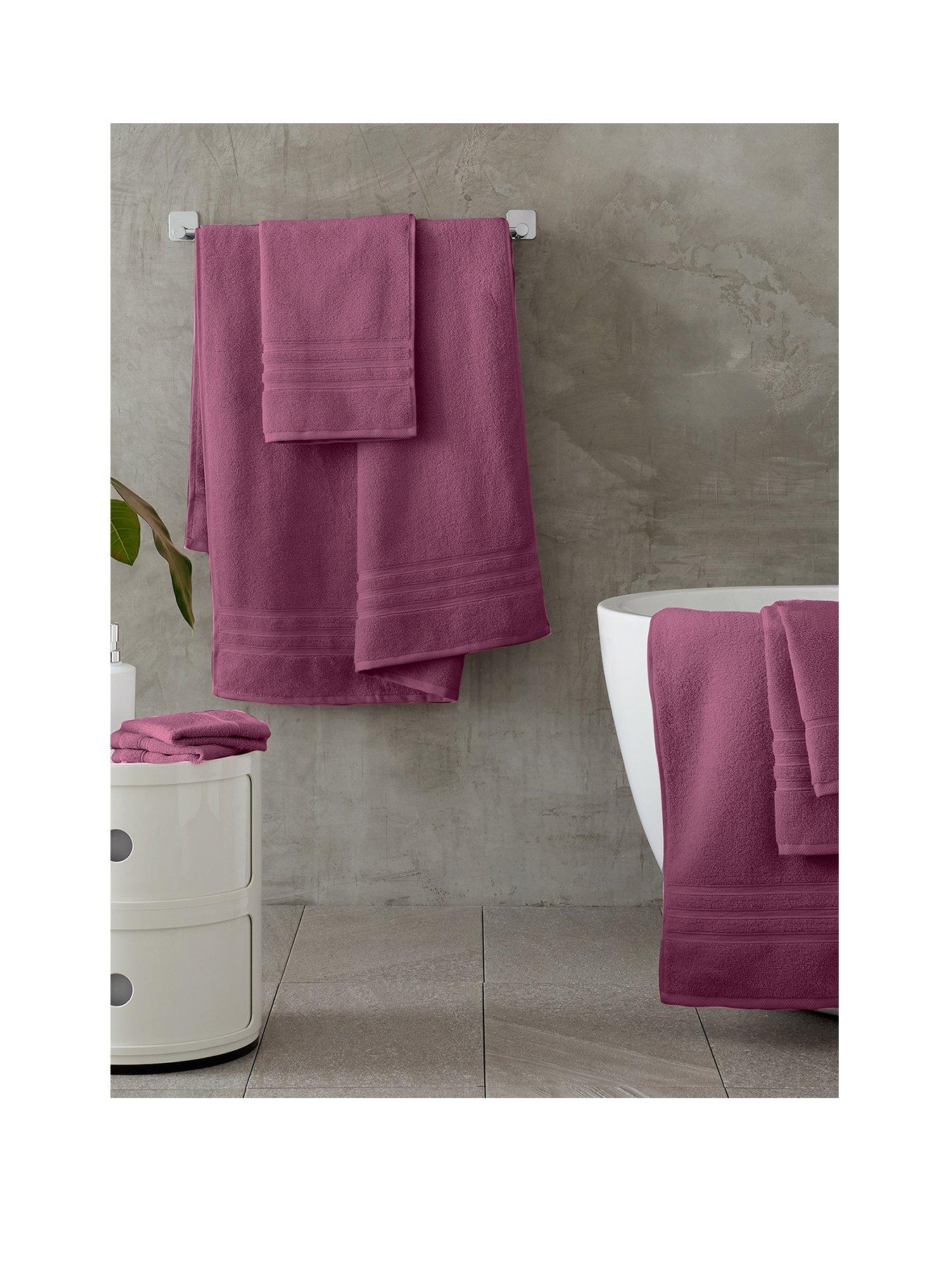 Catherine Lansfield Zero Twist 100% Cotton Towel Collection