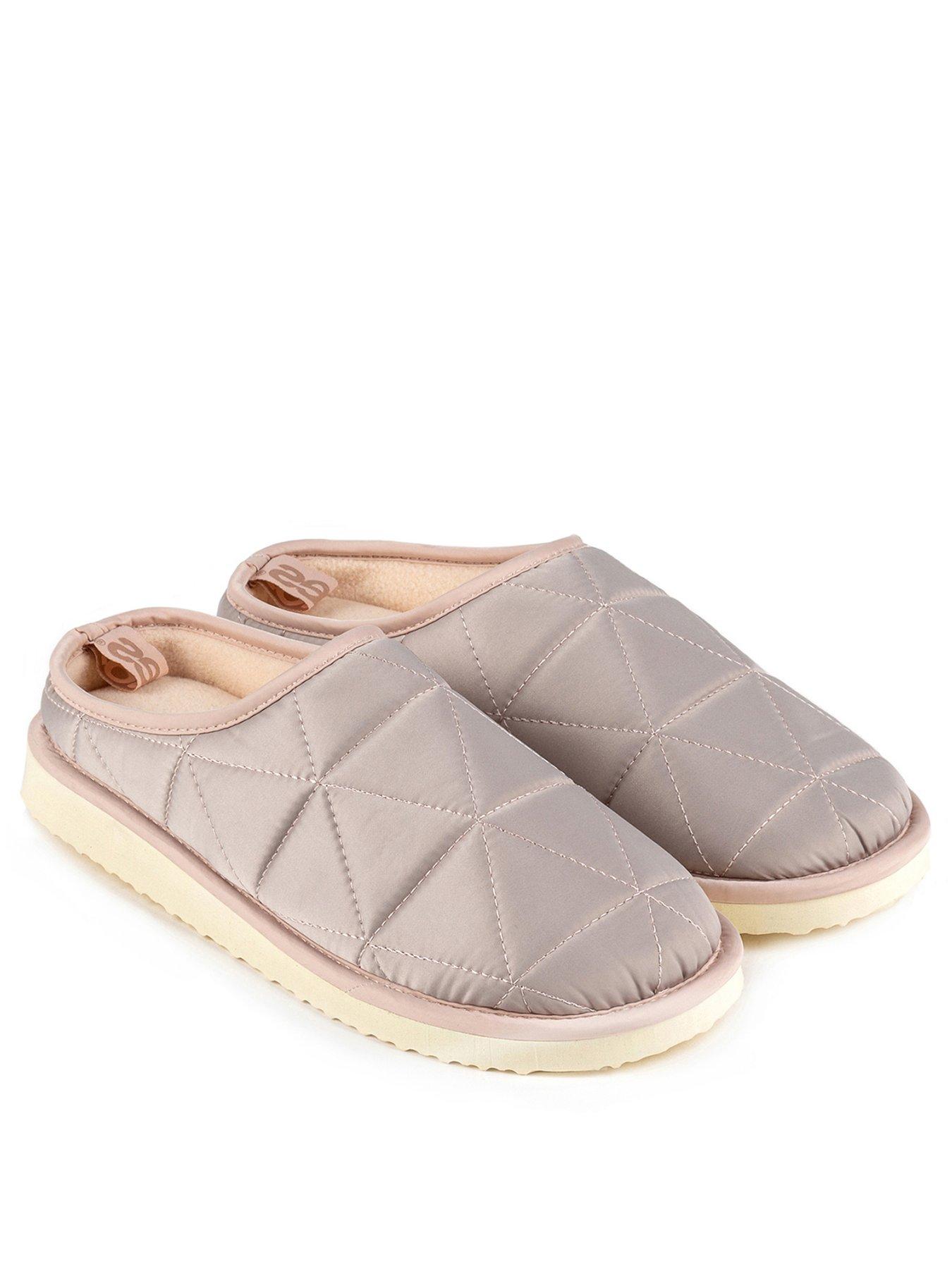 Quilted slippers best sale