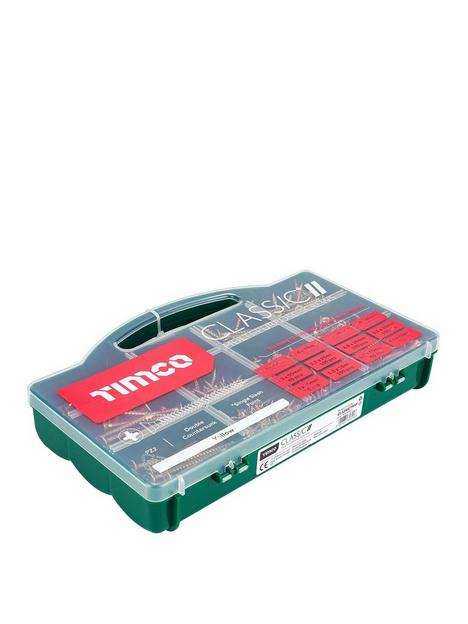timco-classic-multi-purpose-countersunk-gold-woodscrews-assorted-case-895pcs