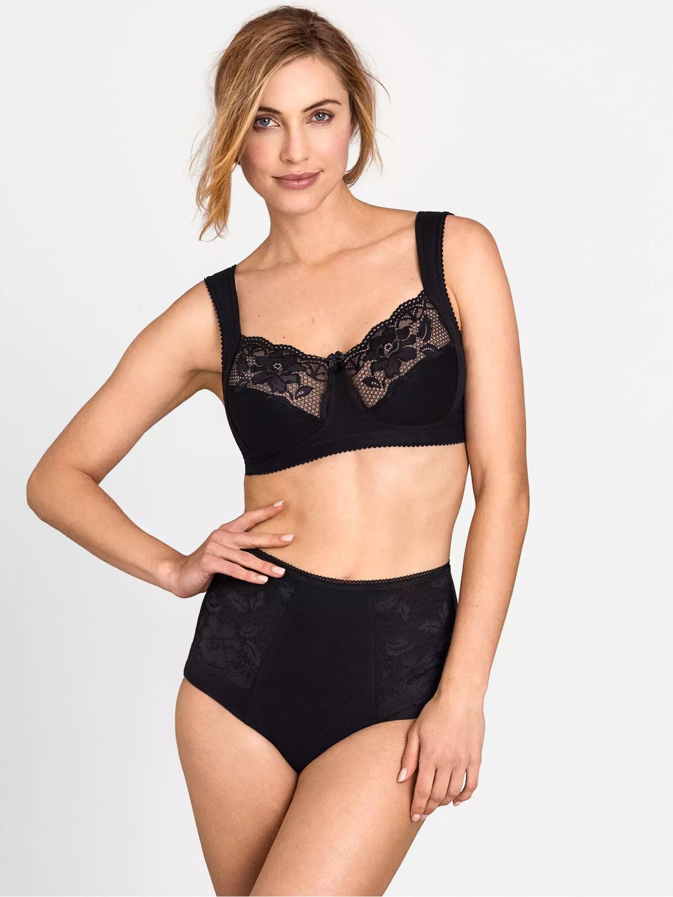 Miss Mary of Sweden Happy Hearts None Wired Bra With Lace And Mesh