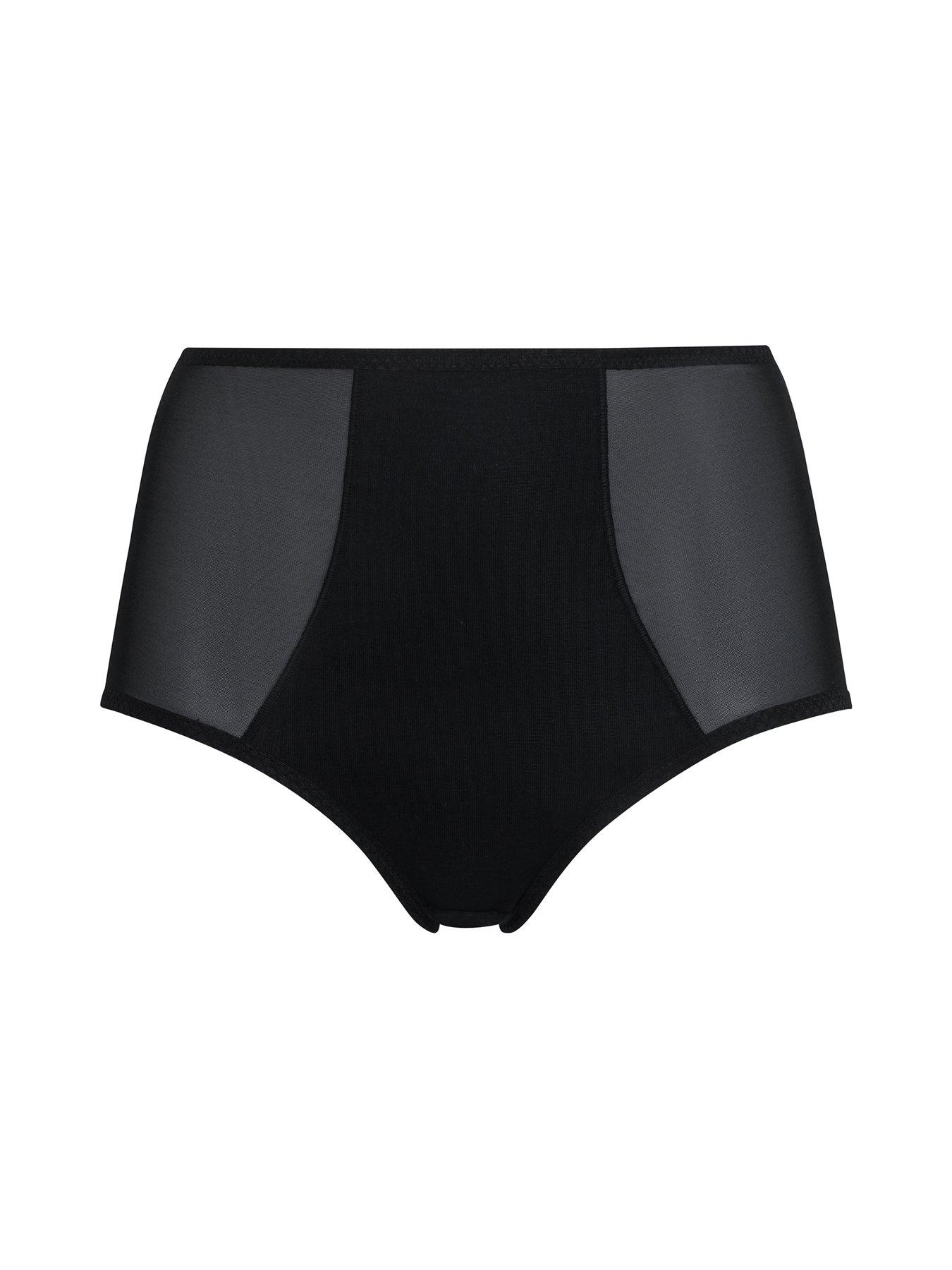 Image 5 of 5 of Gossard Glossies Deep Brief - Black