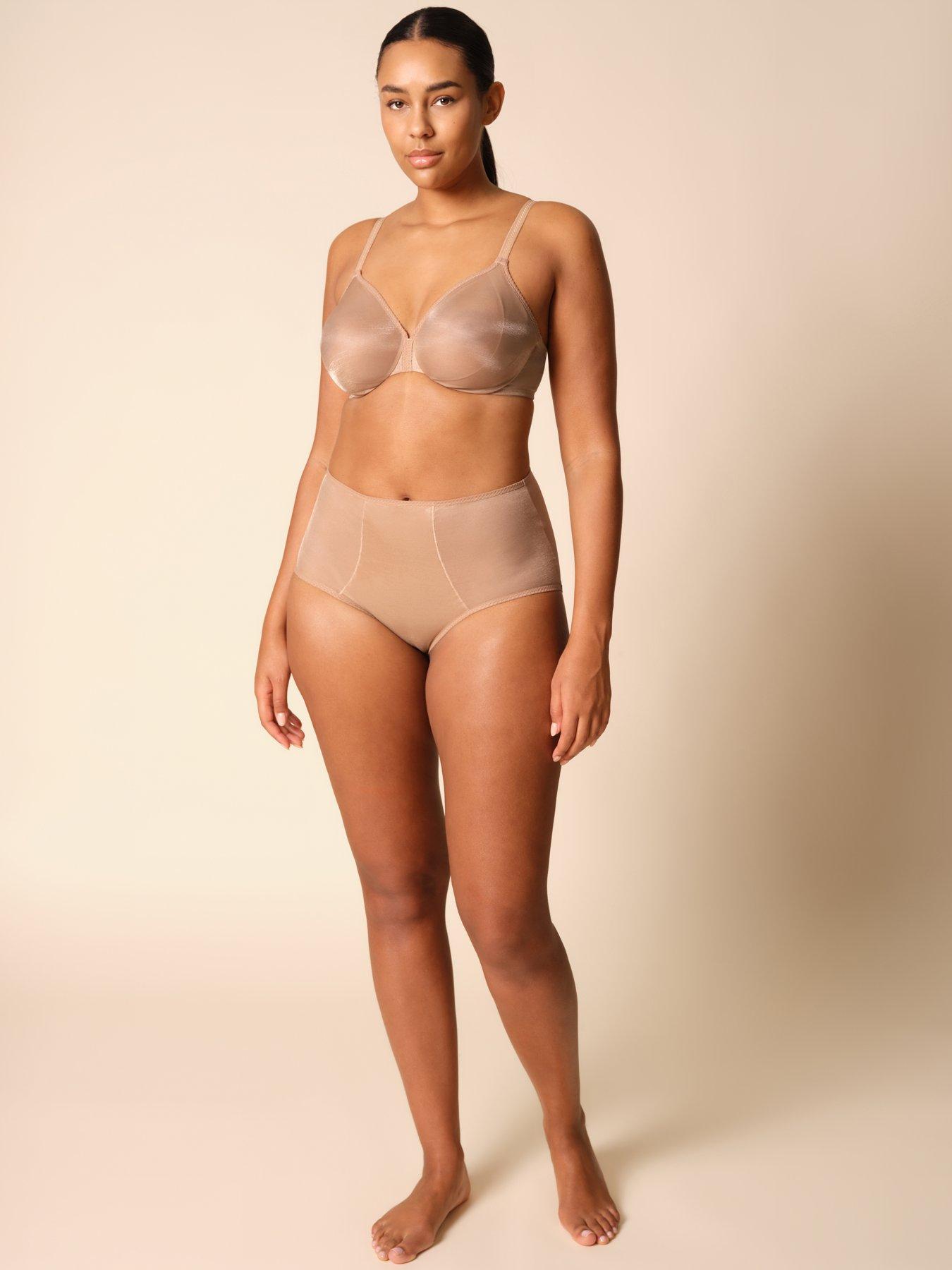 Image 3 of 5 of Gossard Glossies Deep Brief - Nude