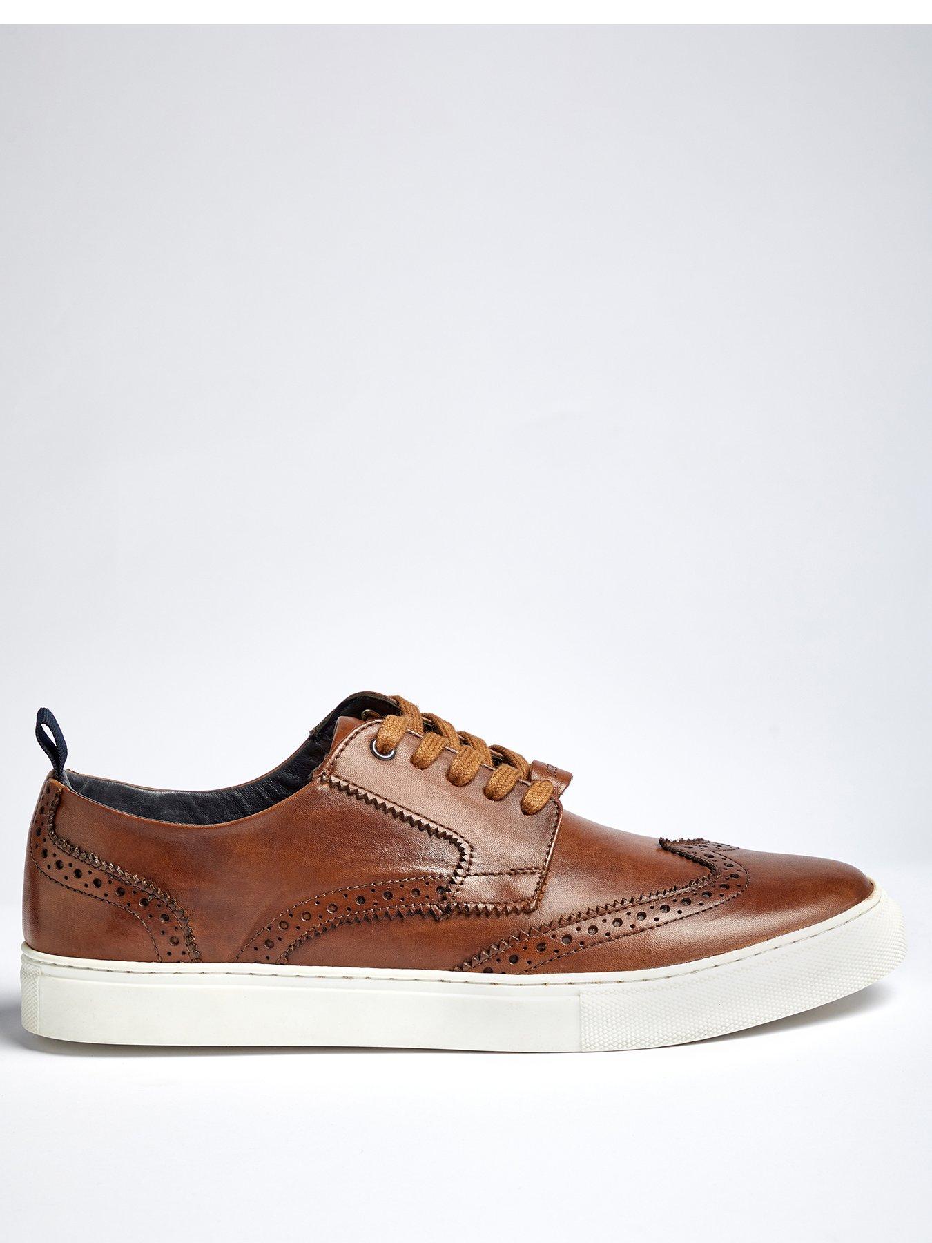 Image 1 of 4 of Pod Foley Casual Brogue Shoes - Brown