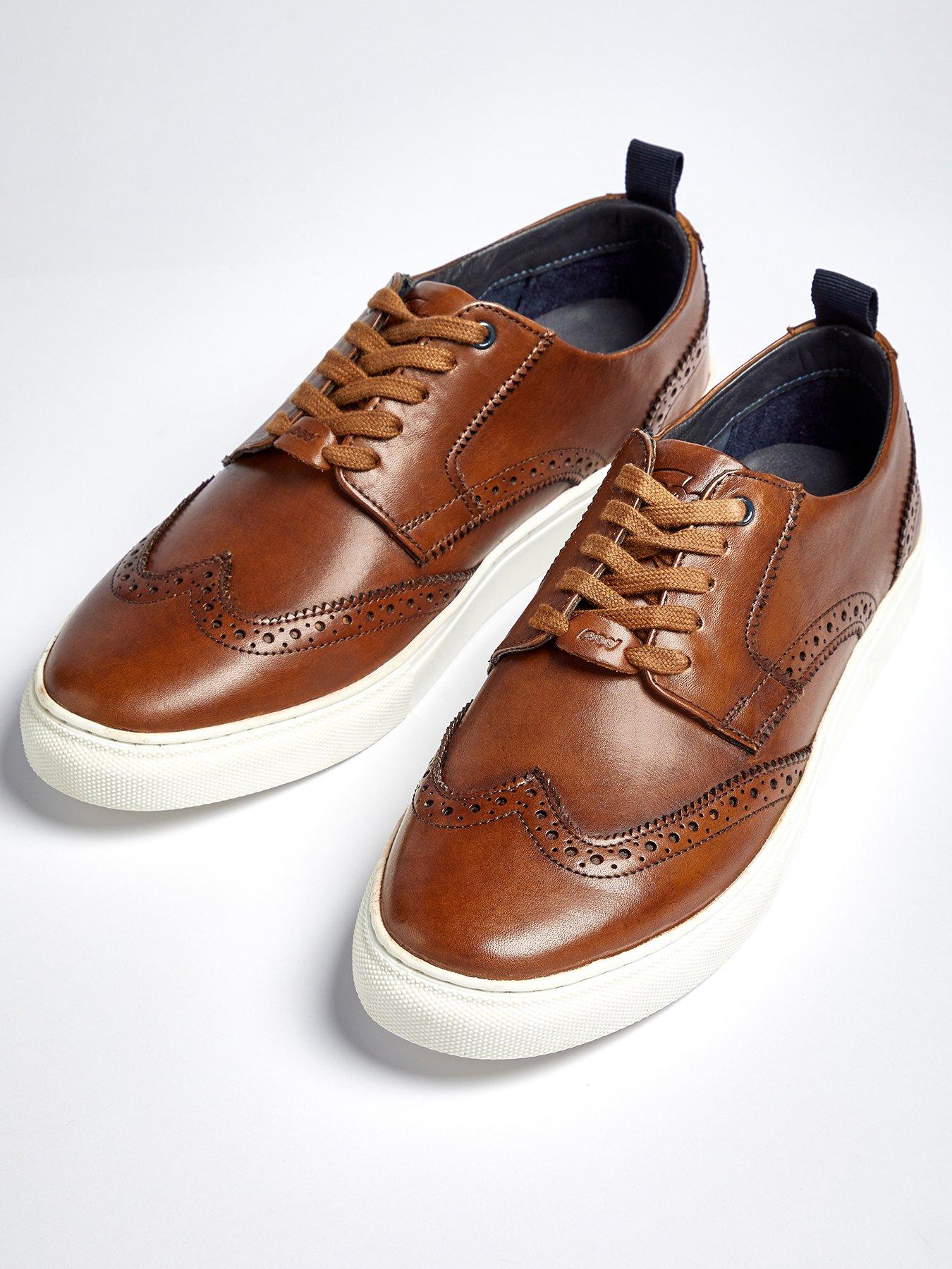 Image 2 of 4 of Pod Foley Casual Brogue Shoes - Brown