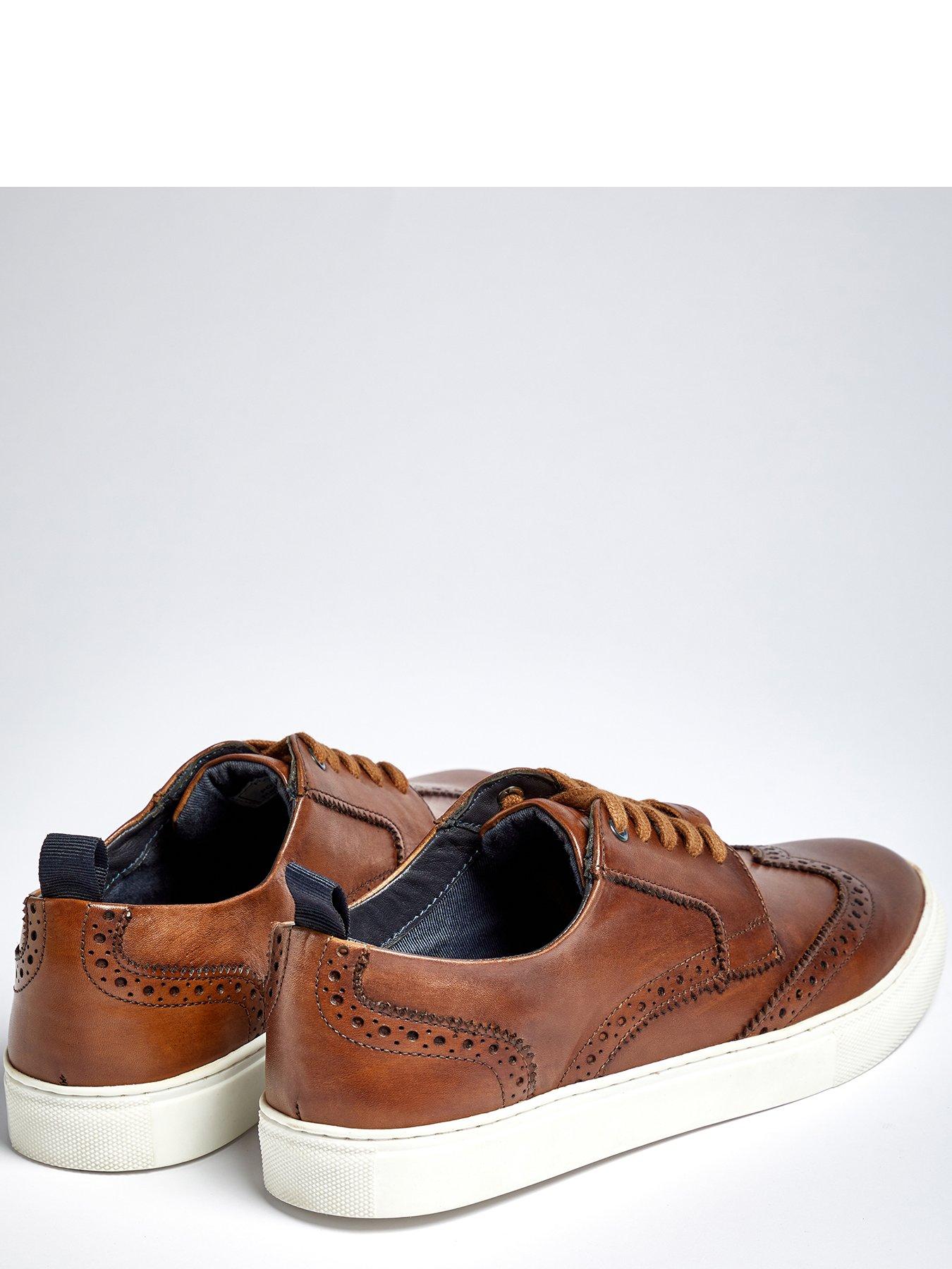 Image 4 of 4 of Pod Foley Casual Brogue Shoes - Brown