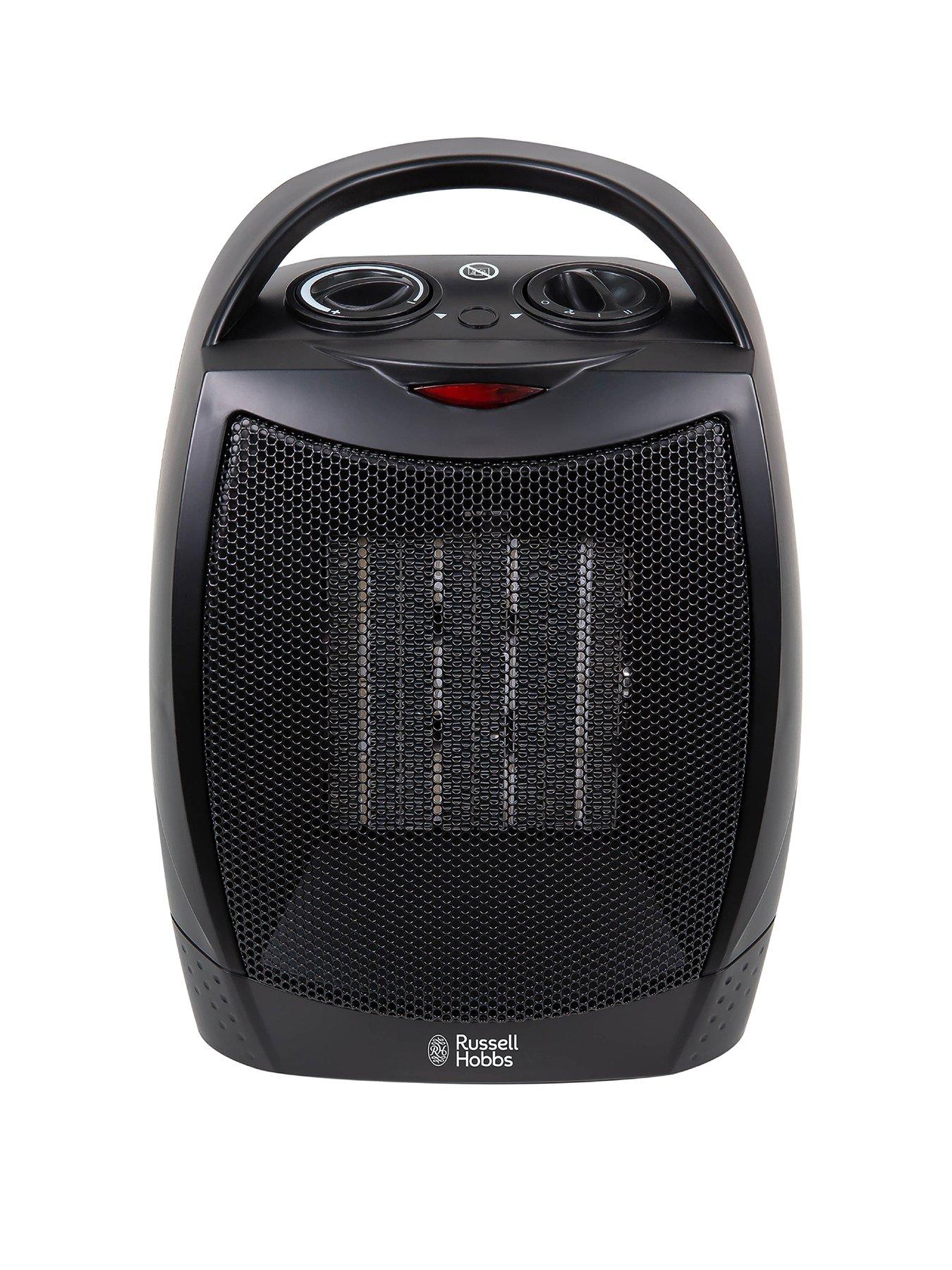 Russell Hobbs Black 1.5KW Ceramic Heater