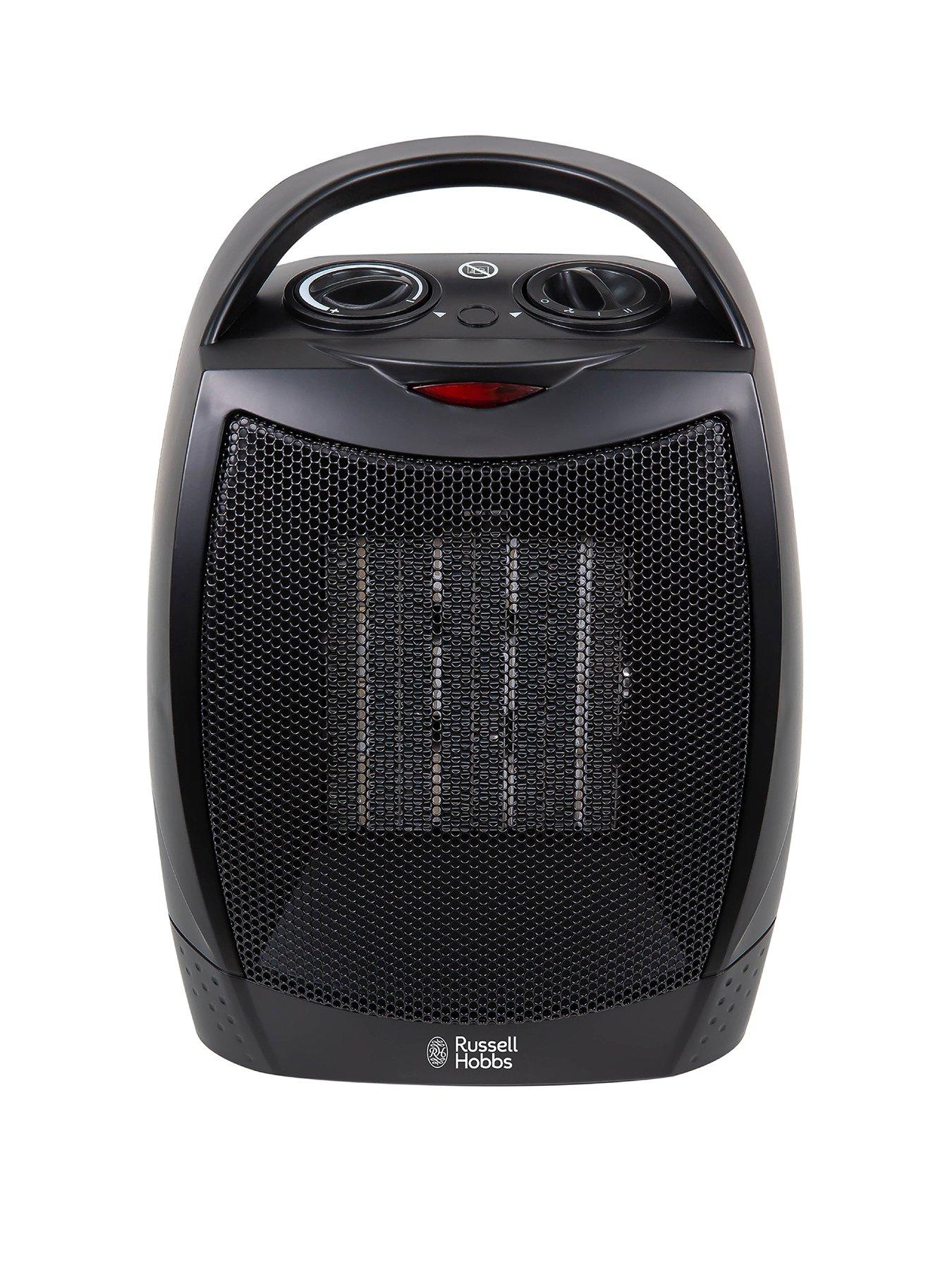 Image 1 of 6 of Russell Hobbs Black 1.5KW Ceramic Heater