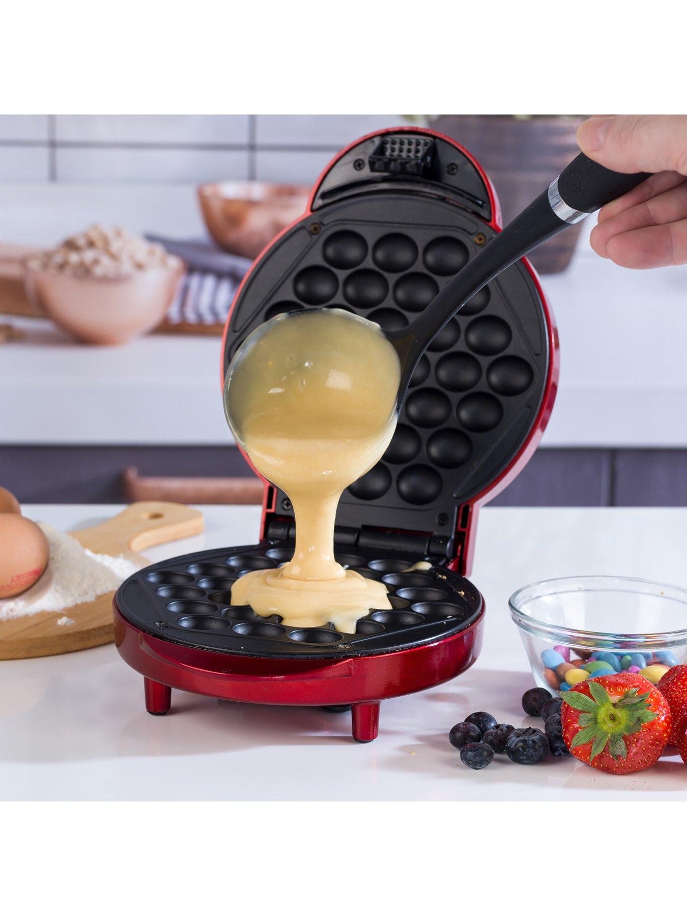 Image 3 of 6 of Giles & Posner Bubble Waffle Maker Machine with Serving Cones