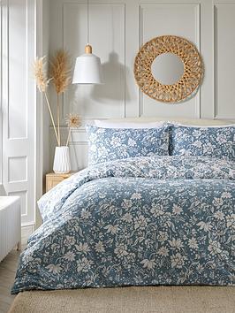 heritage-floral-print-reversible-100-cotton-duvet-cover-set-bluewhite