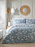 heritage-floral-print-reversible-100-cotton-duvet-cover-set-bluewhitefront
