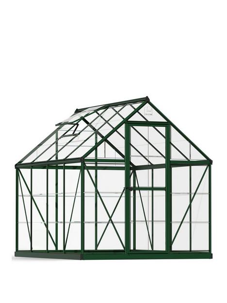 canopia-by-palram-harmony-6x8-greenhouse-uv-protected-crystal-clear-polycarbonate-panels