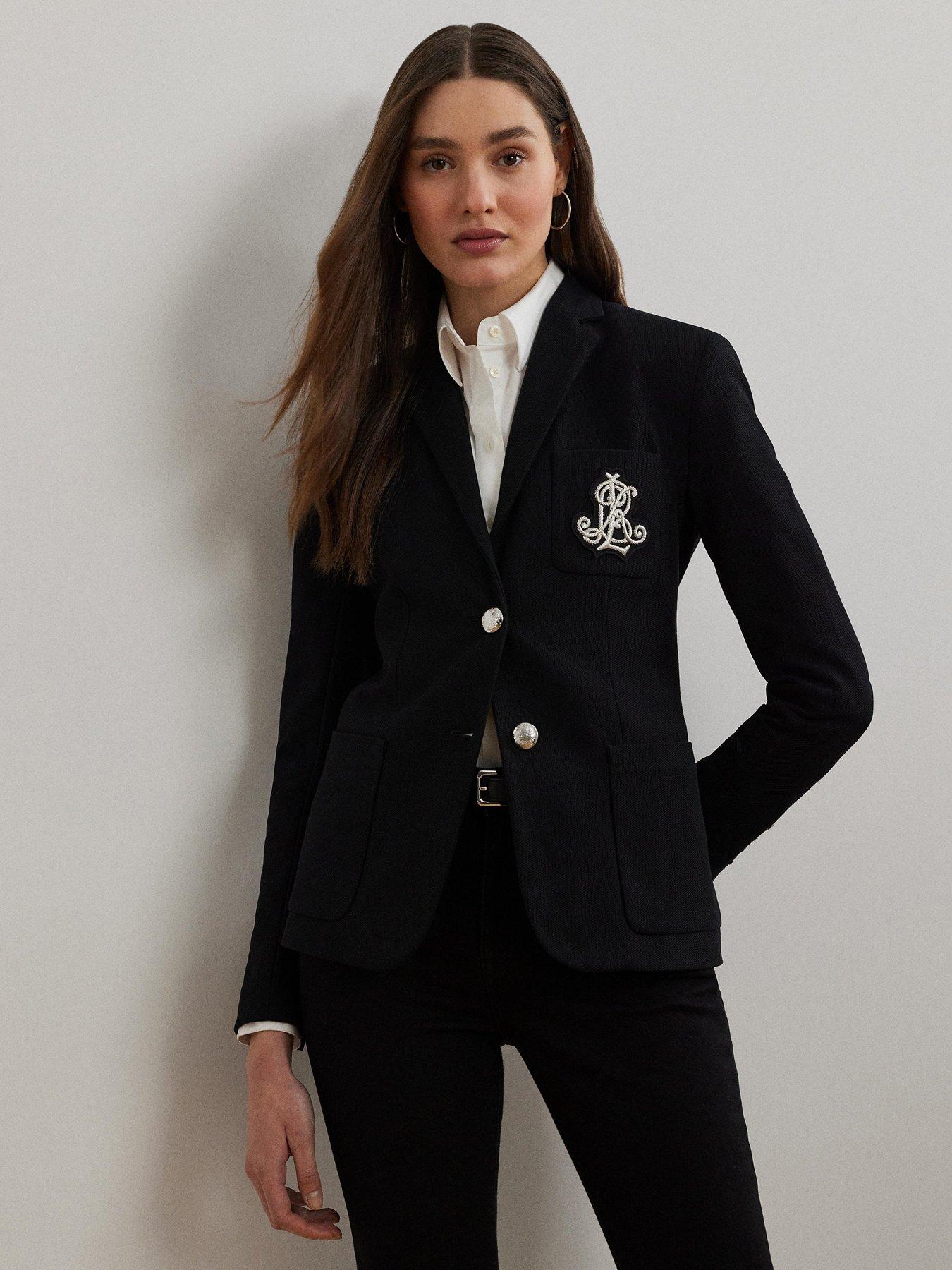 Image 1 of 4 of Lauren by Ralph Lauren Anfisa Lined Jacket - Black
