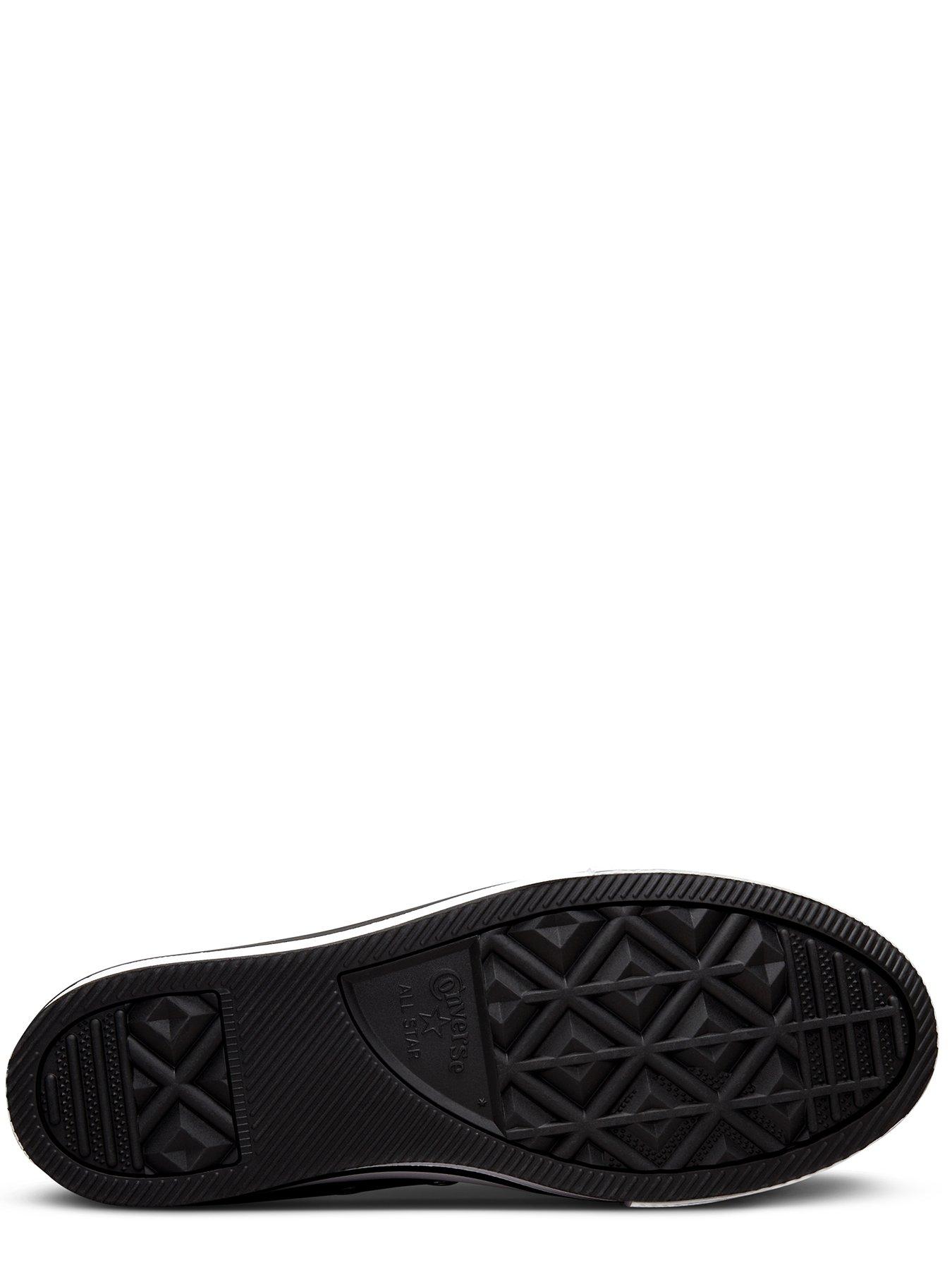 Image 5 of 7 of Converse Junior Girls Eva Lift Canvas Hi Top Trainers - Black