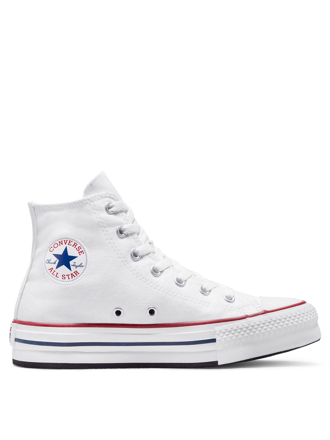 Girls white converse outlet shoes