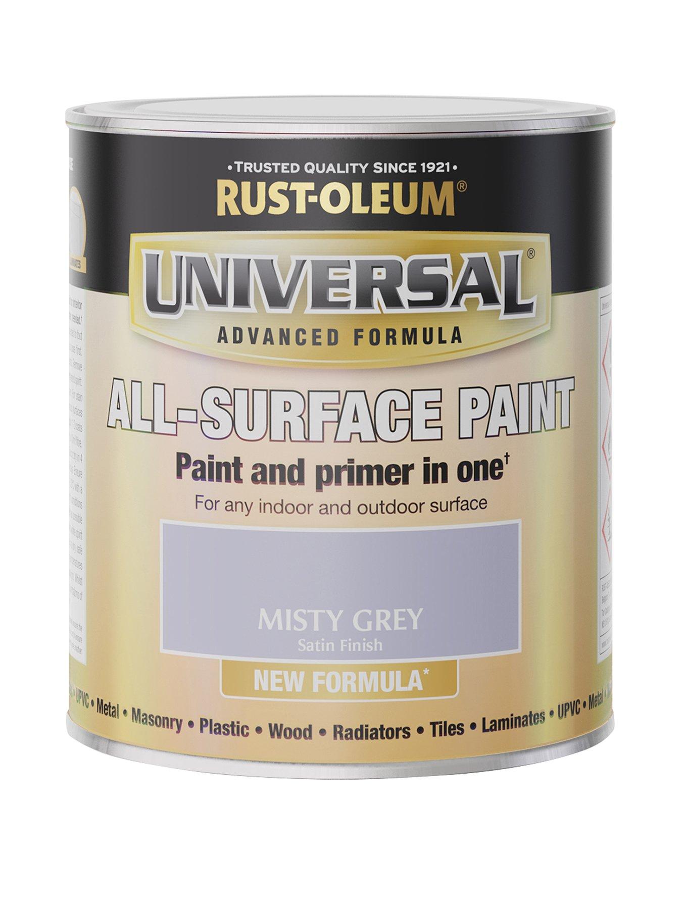 Image 1 of 3 of Rust-Oleum Universal All-Surface Satin Finish Paint &ndash; Misty Grey