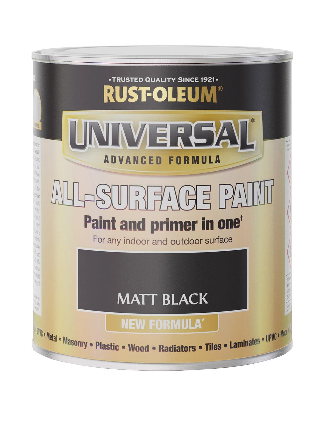 Image 1 of 3 of Rust-Oleum Universal All-Surface Finish Paint &ndash; Matt Black