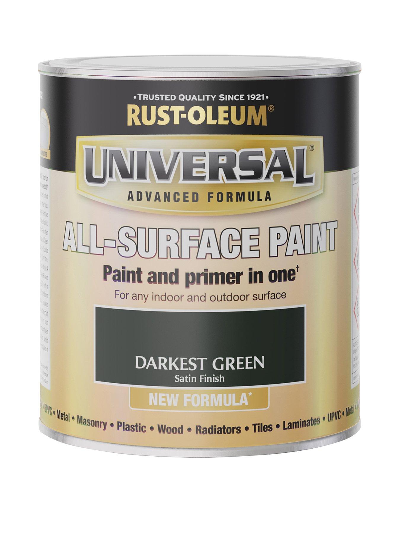 undefined Universal All-Surface Satin Finish Paint – Darkest Green