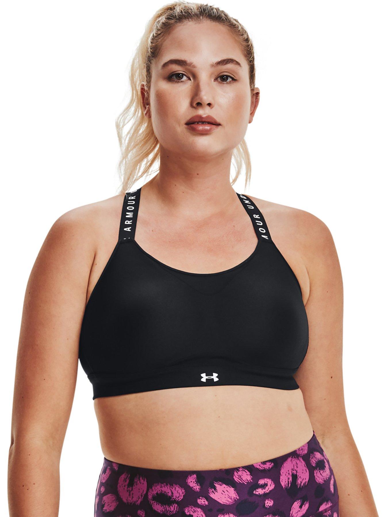 Dorina Extreme Sports Bra Non Padded Quick Dry Zippered Front Size Small New