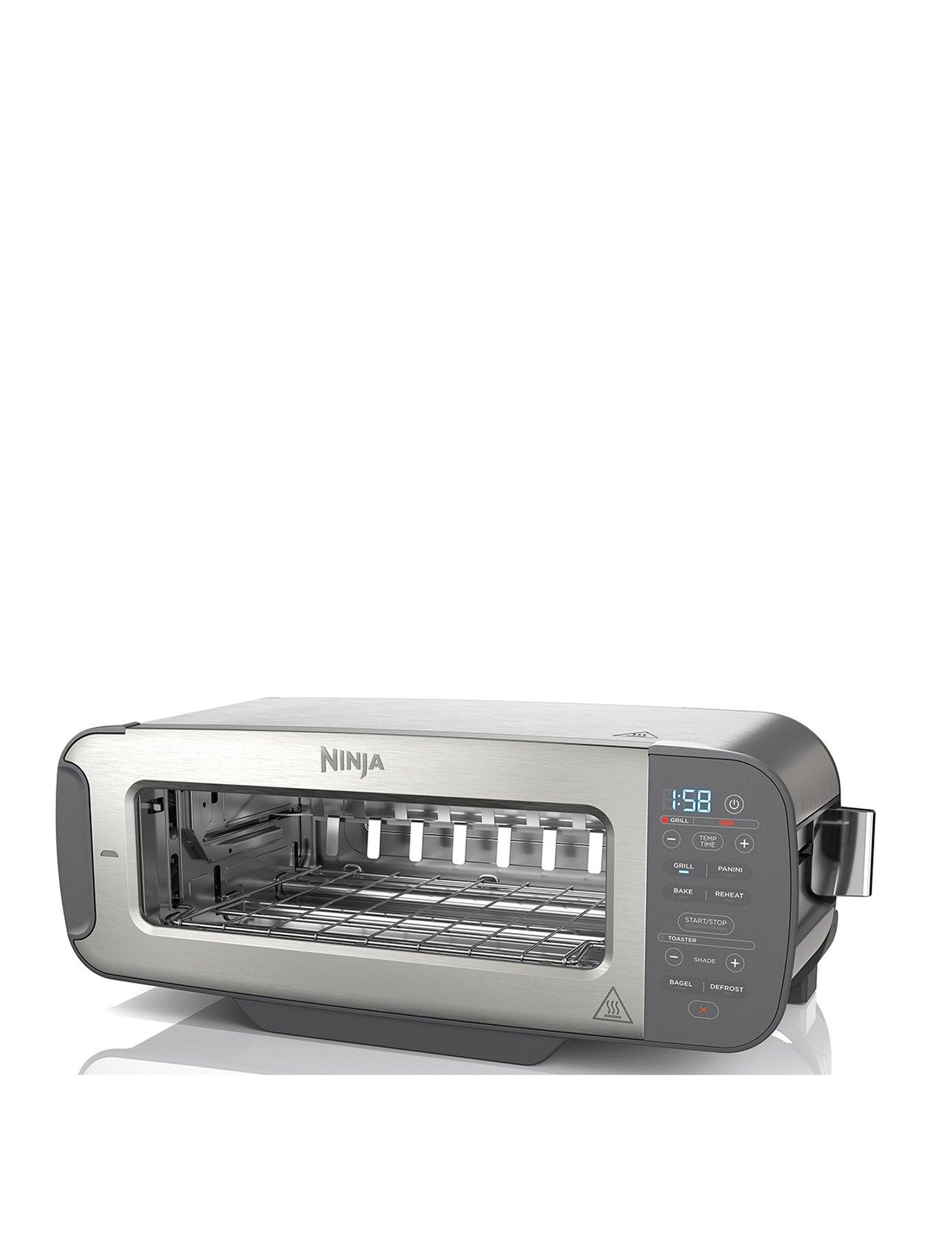 NINJA Foodi 3-in-1 Toaster, Grill  &  Panini Press [Stainless Steel] ST202UK