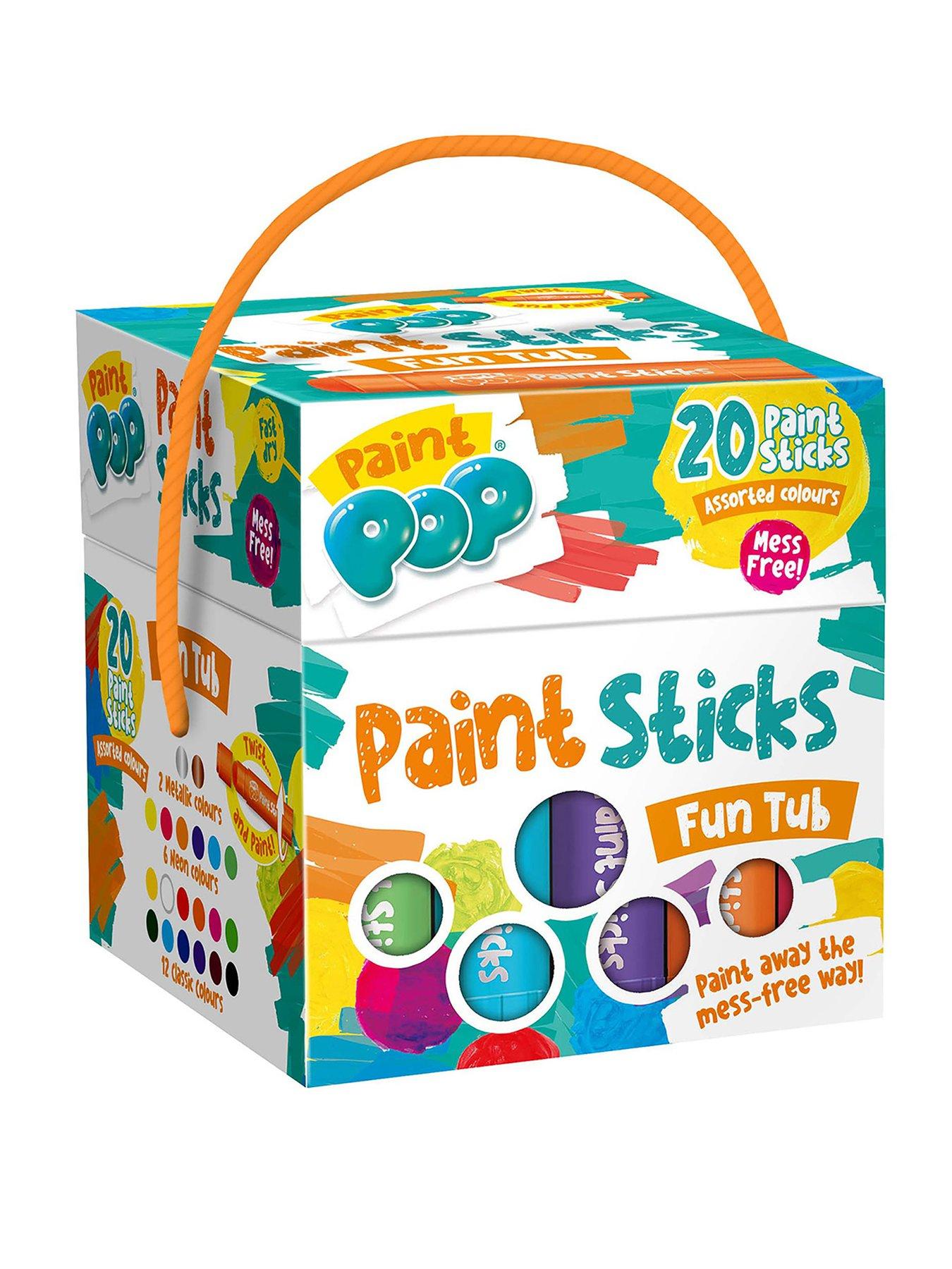 Paint Pop Paint Pop Paint Sticks Colour Pops Fun Tub (20 Assorted Paint Sticks)