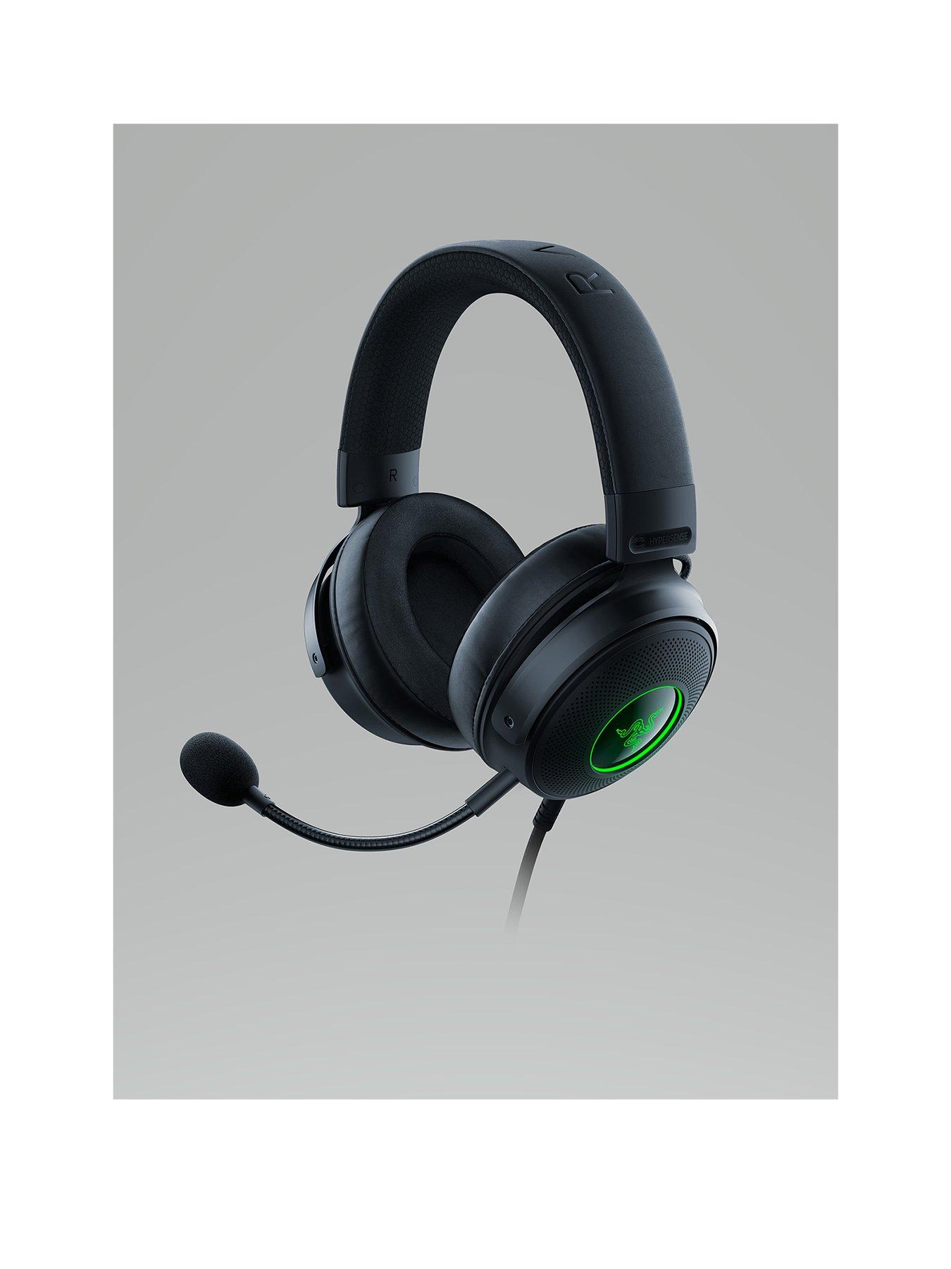 Razer Kraken V3 Hypersense Gaming Headset - Black - RZ04-03770100-R3M1