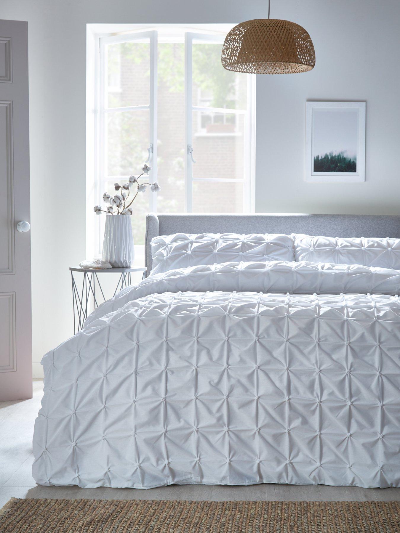 very-home-pleated-duvet-covernbspset-white