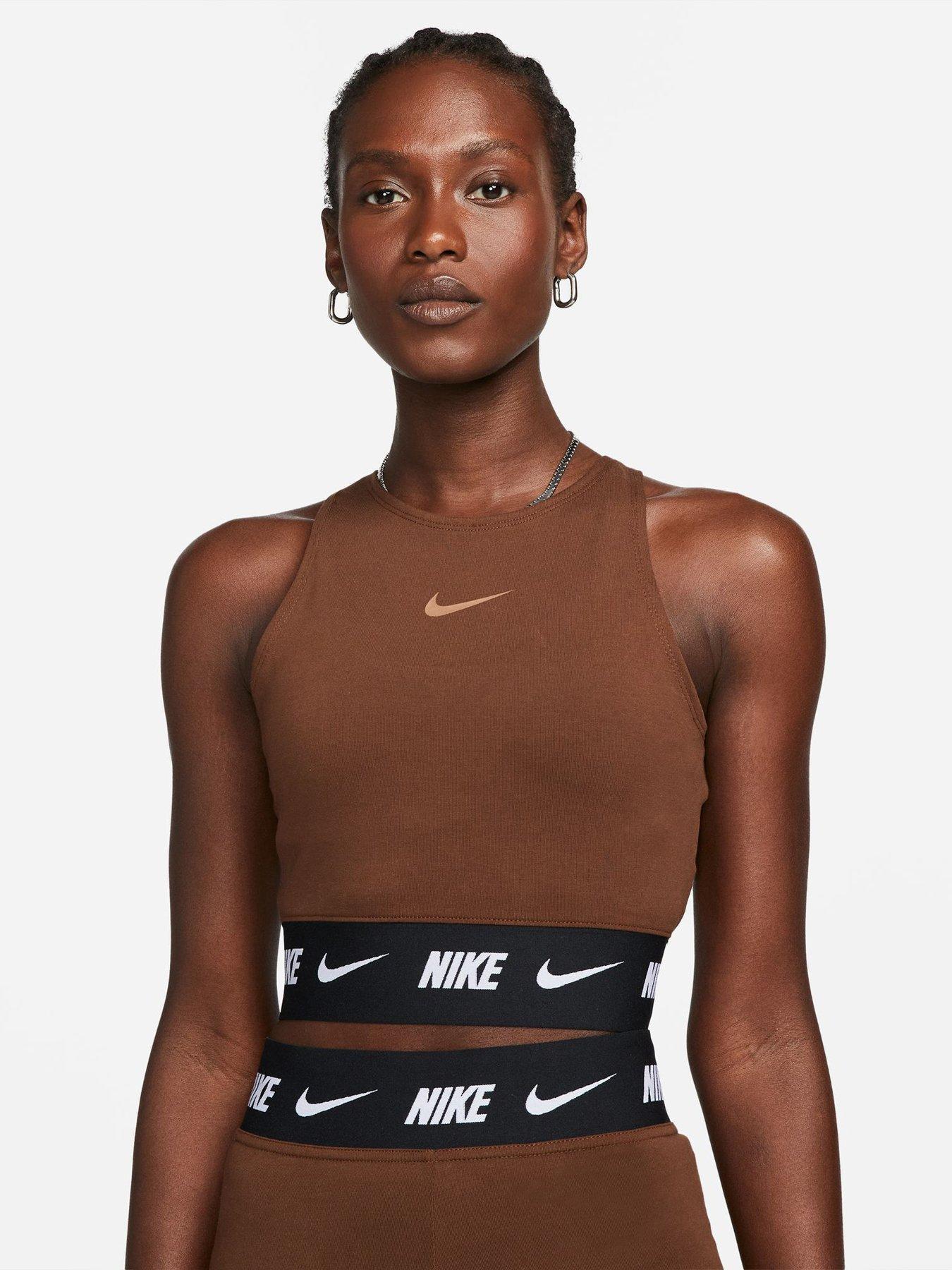 Nike crop best sale top dames