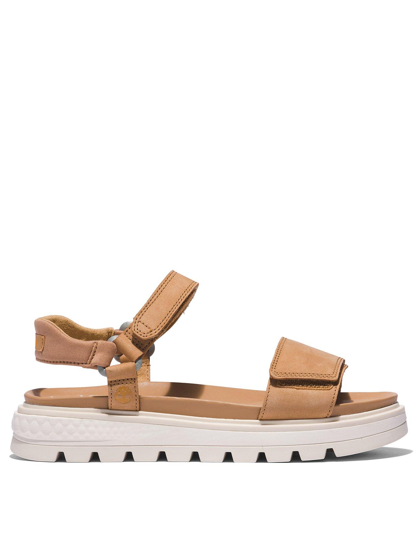 Timberland Ray City Ankle Strap Flat Sandals Beige Very Ireland
